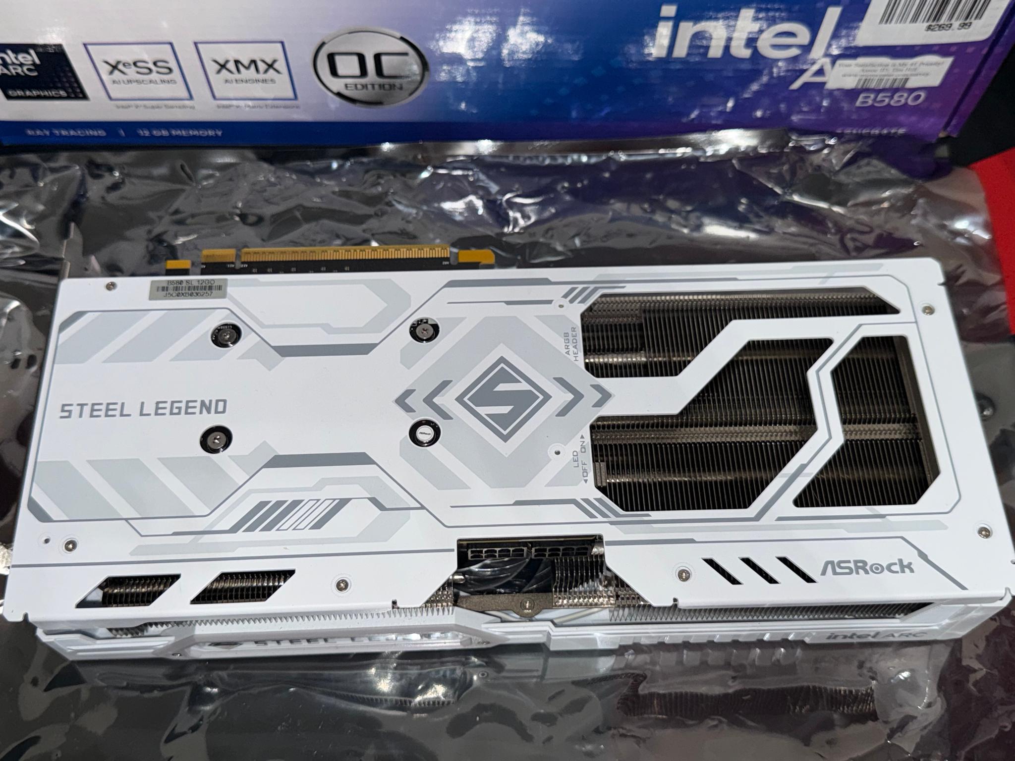 Intel Arc B580 ASRock Steel Legend 12GB VRAM
