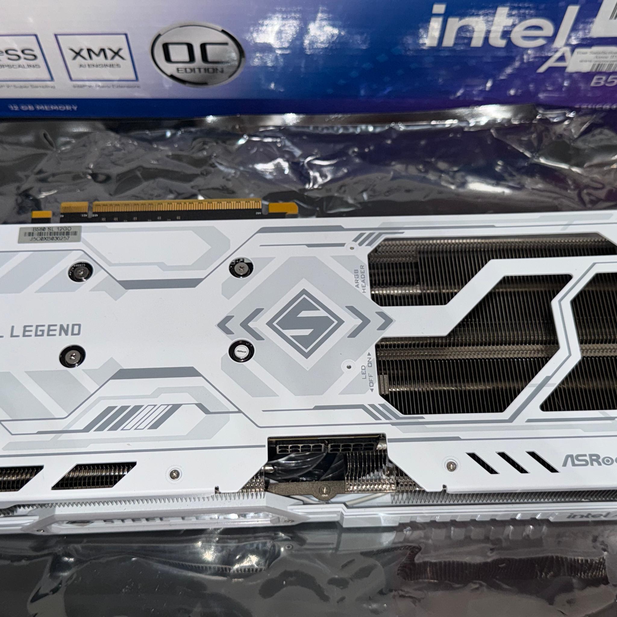 Intel Arc B580 ASRock Steel Legend 12GB VRAM