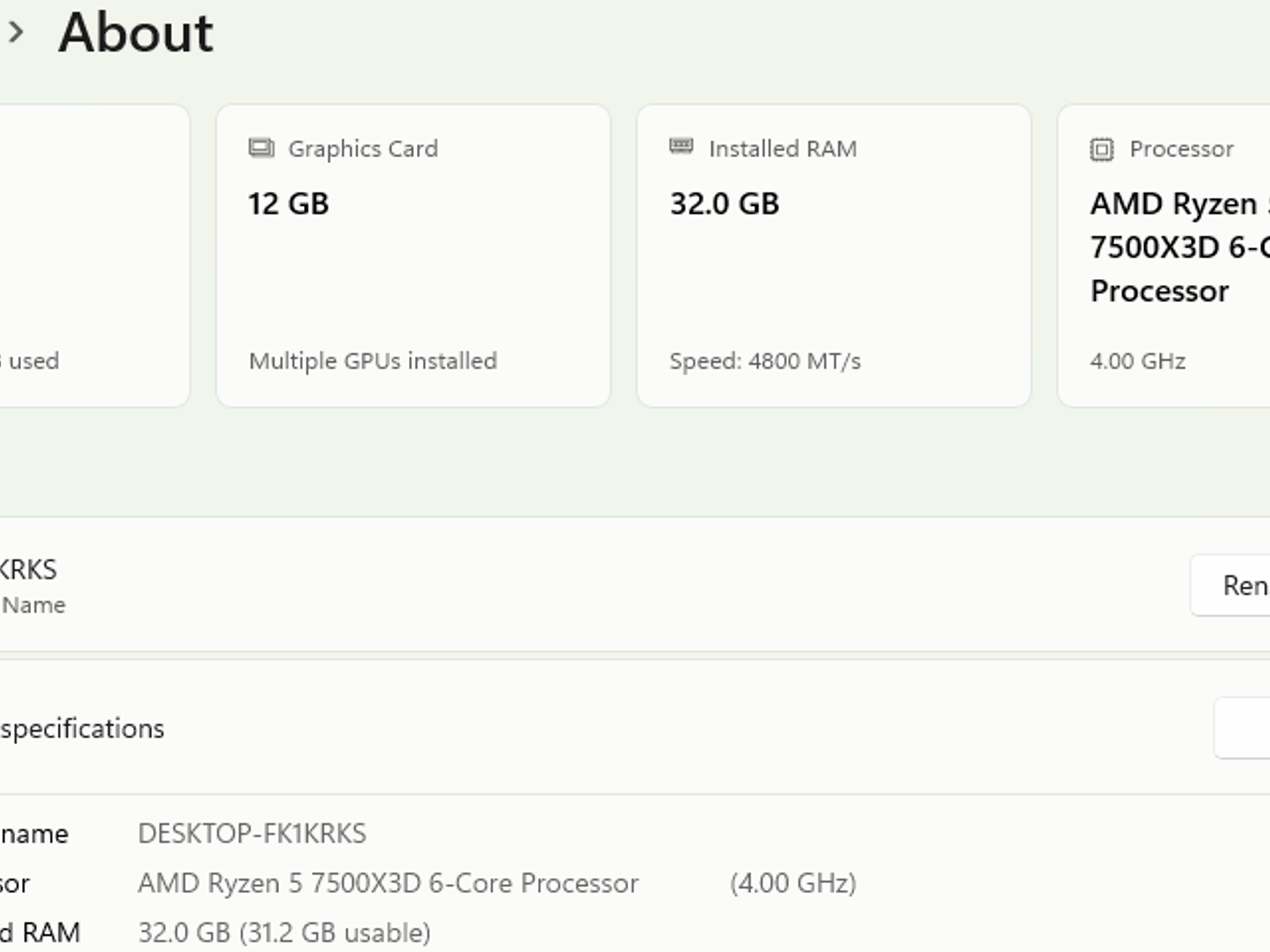 AMD X3D Ryzen 5 7500X3D 32GB DDR5 RAM 1TB NVMe SSD GeForce RTX 3060 12GB ASUS B650E-E TUF Gaming PC