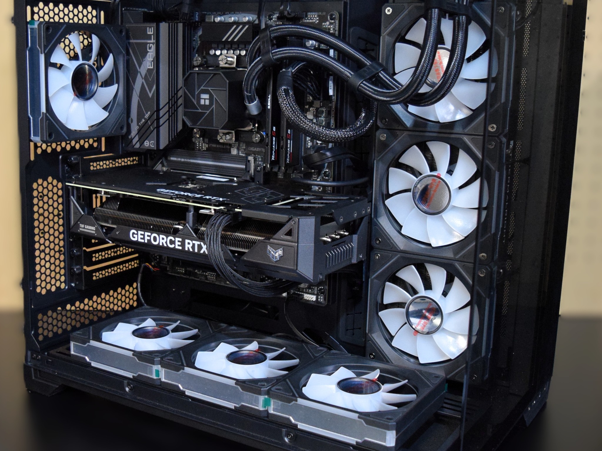 (NEW) 4K / 1440p Ultra Gaming PC All New Parts: Nvidia Asus Tuf 4070 | 1TB NVME |...