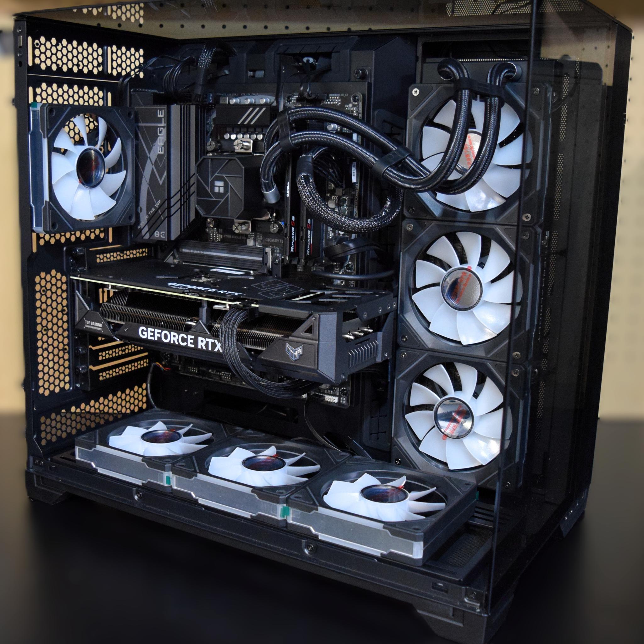 (NEW) 4K / 1440p Ultra Gaming PC All New Parts: Nvidia Asus Tuf 4070 | 1TB NVME |...
