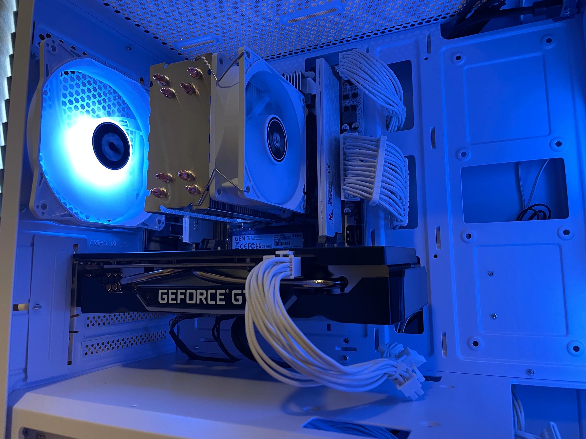 White Budget Gaming PC (Xeon E5-2630 V4 | GTX 1660 Super | 32GB RAM | 512GB SSD | Wifi)