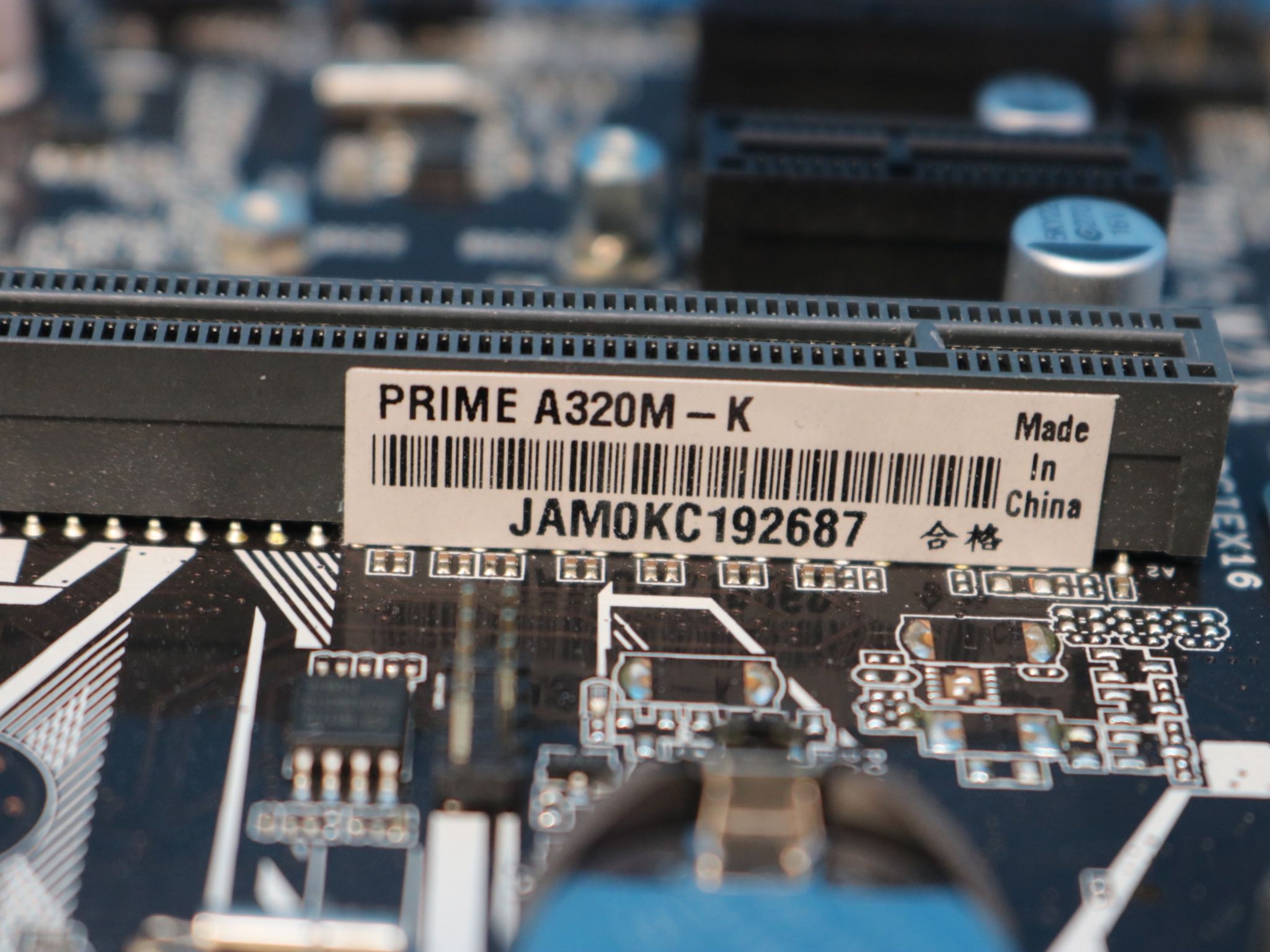 *Newest BIOS* ASUS Prime A320M-K AMD Socket AM4 DDR4 MicroATX Desktop Motherboard No I/O Shield