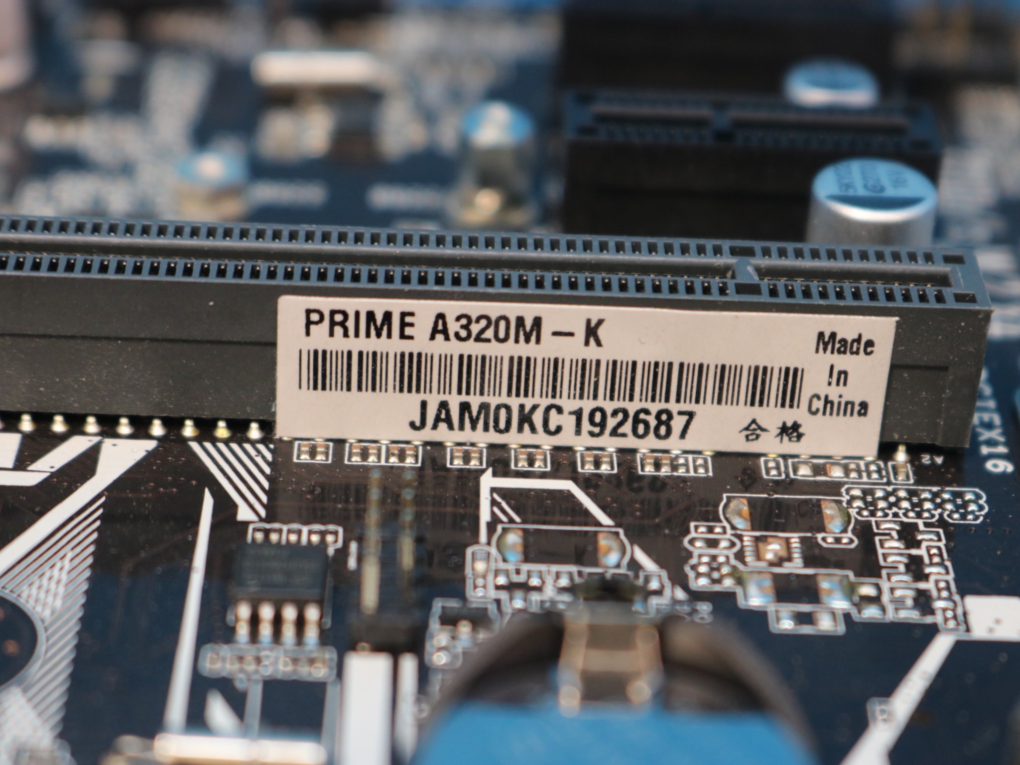 *Newest BIOS* ASUS Prime A320M-K AMD Socket AM4 DDR4 MicroATX Desktop Motherboard No I/O Shield