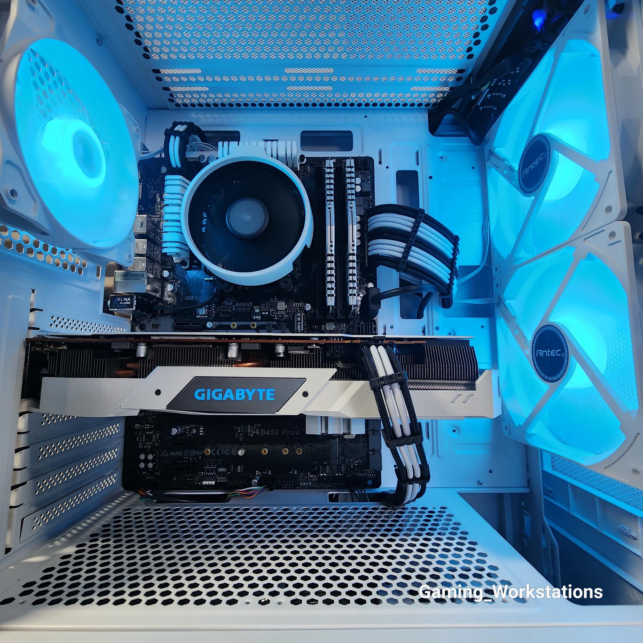 🧊🤍🧊 AMD Ryzen 7 1700 // Gigabyte Radeon RX 5700 8GB // XPG Z1 16GB 3200MHz