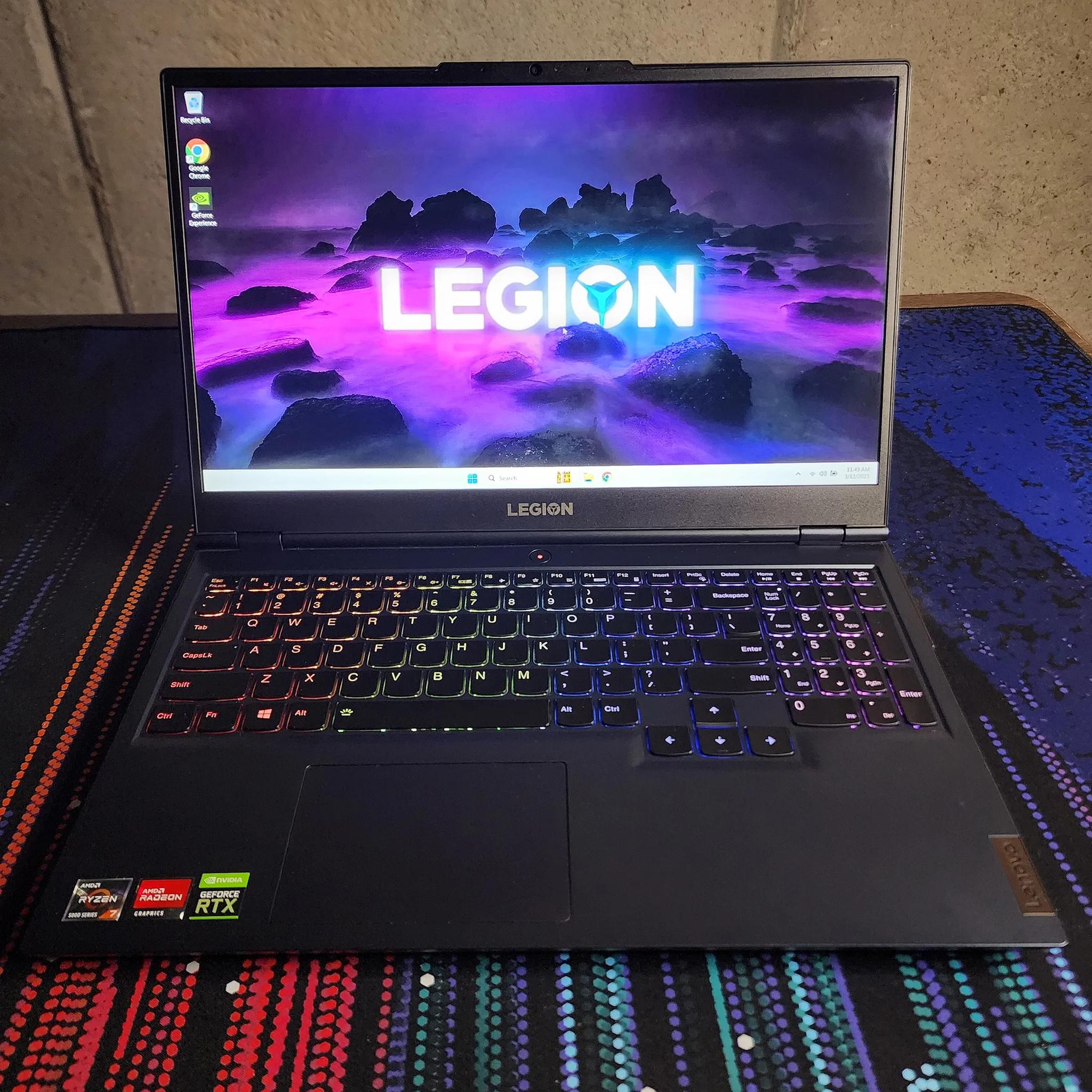 Lenovo Legion 5 15ACH6 15.6" (RTX 3050 Ti, AMD Ryzen 7 5800H, 16GB RAM, 512 SSD)