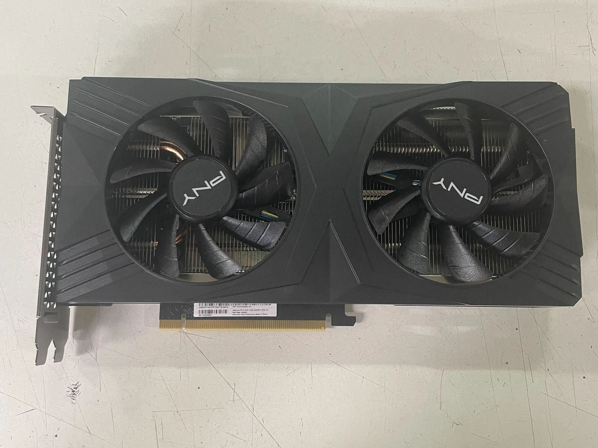 PNY RTX 4070 12GB- SN : Y623039647