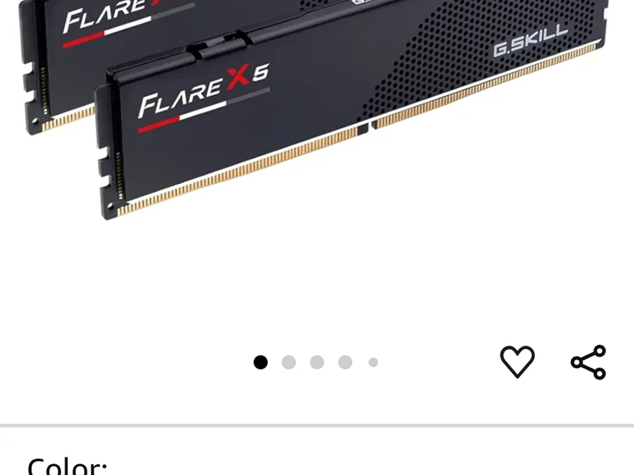 G.SKILL Flare X5 Series (AMD Expo) DDR5 RAM 32GB (2x16GB)