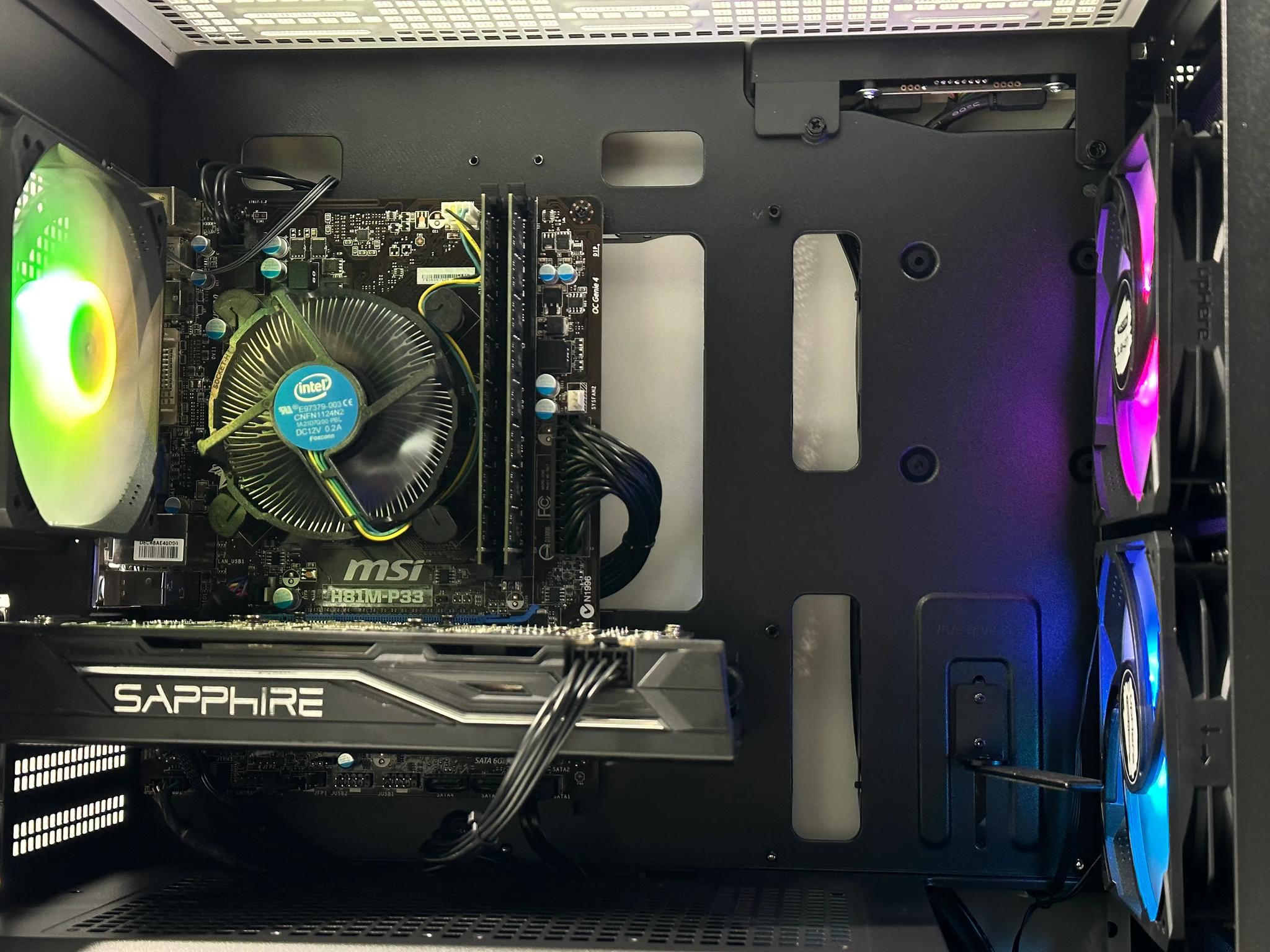🎮Budget Gaming PC🎮AMD RX 470 4GB🕹️Intel Xeon 1270 V3🕹️16GB  RAM🕹️500GB SSD