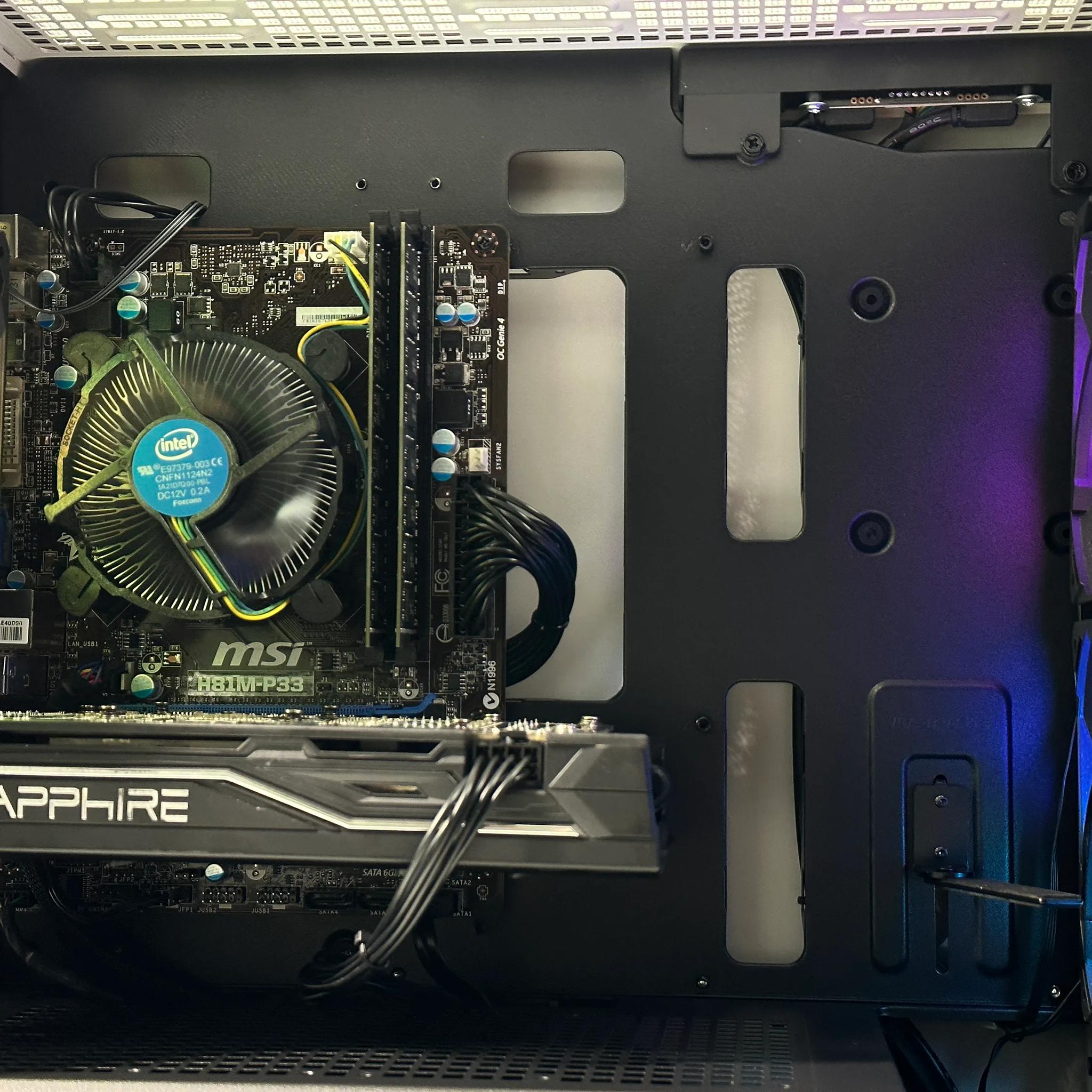 🎮Budget Gaming PC🎮AMD RX 470 4GB🕹️Intel Xeon 1270 V3🕹️16GB  RAM🕹️500GB SSD