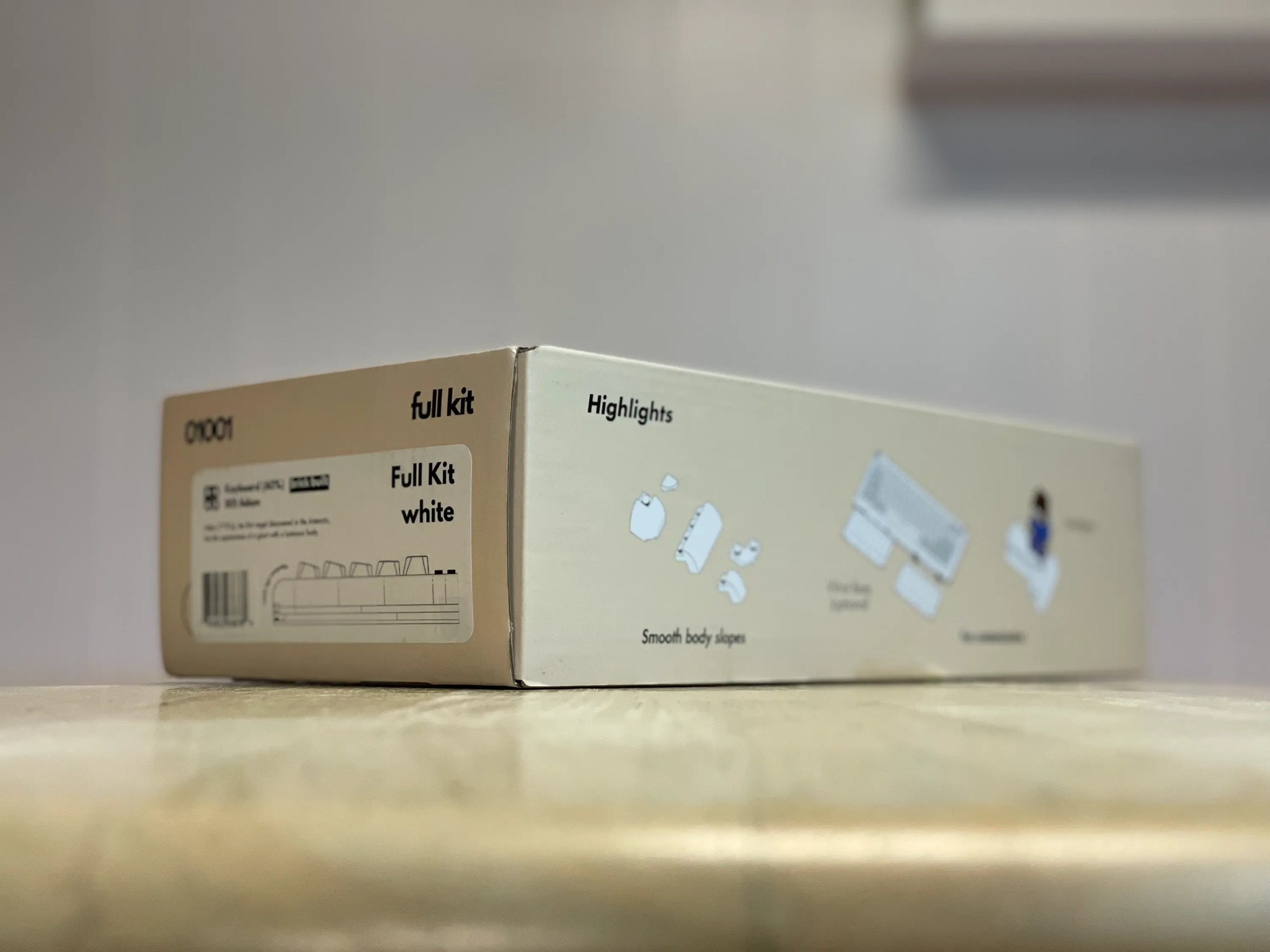 KBD CRAFT Adam 60% Full Keyboard kit (White)