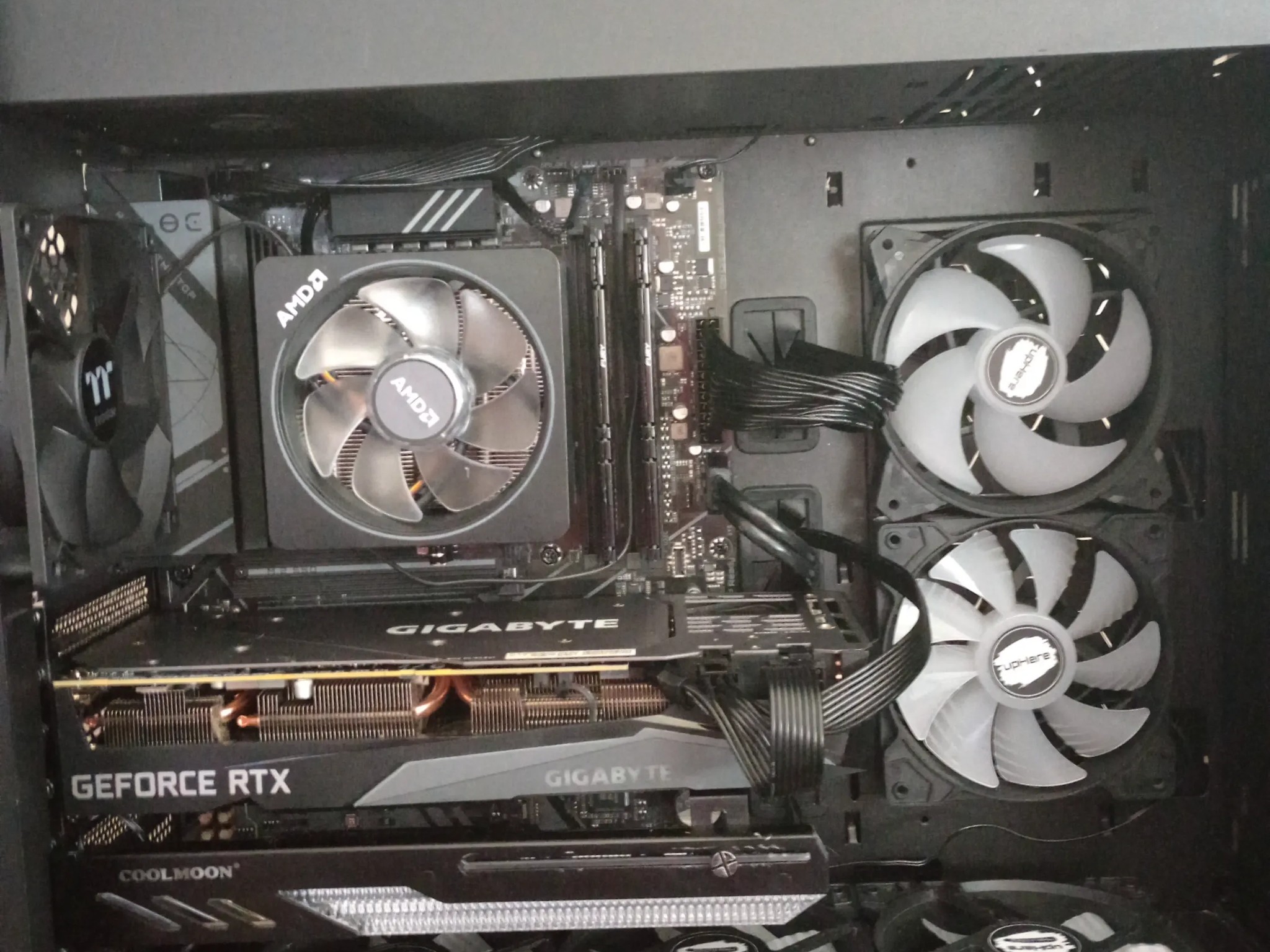 Ryzen 5 7500F, RTX 3060TI w/8gb VRAM, 16gb DDR5 RAM, 1TB SSD, 650 Watt PSU