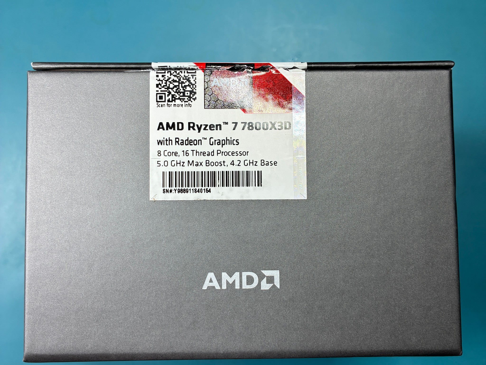 AMD Ryzen 7 7800X3D Desktop Processor (CPU)