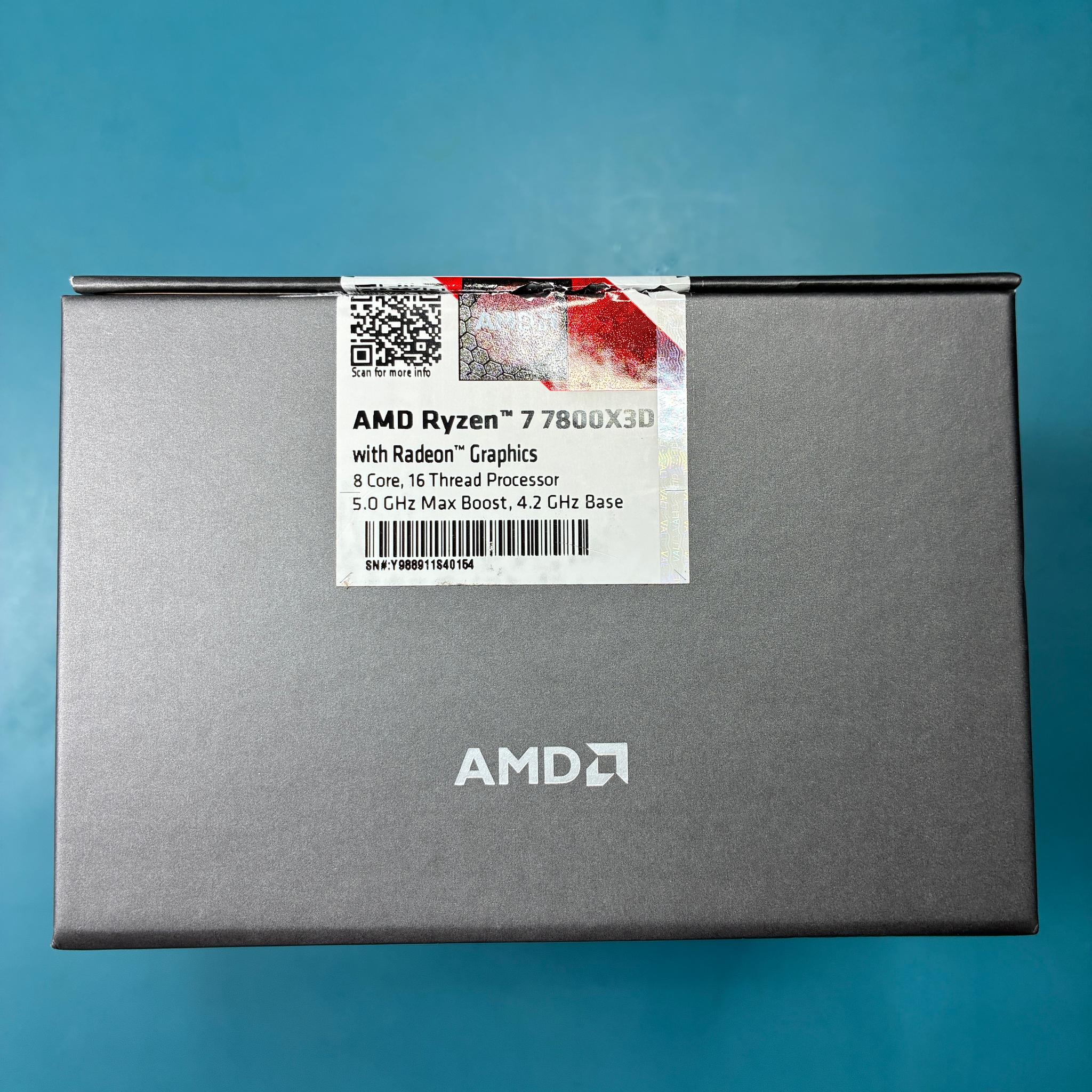AMD Ryzen 7 7800X3D Desktop Processor (CPU)