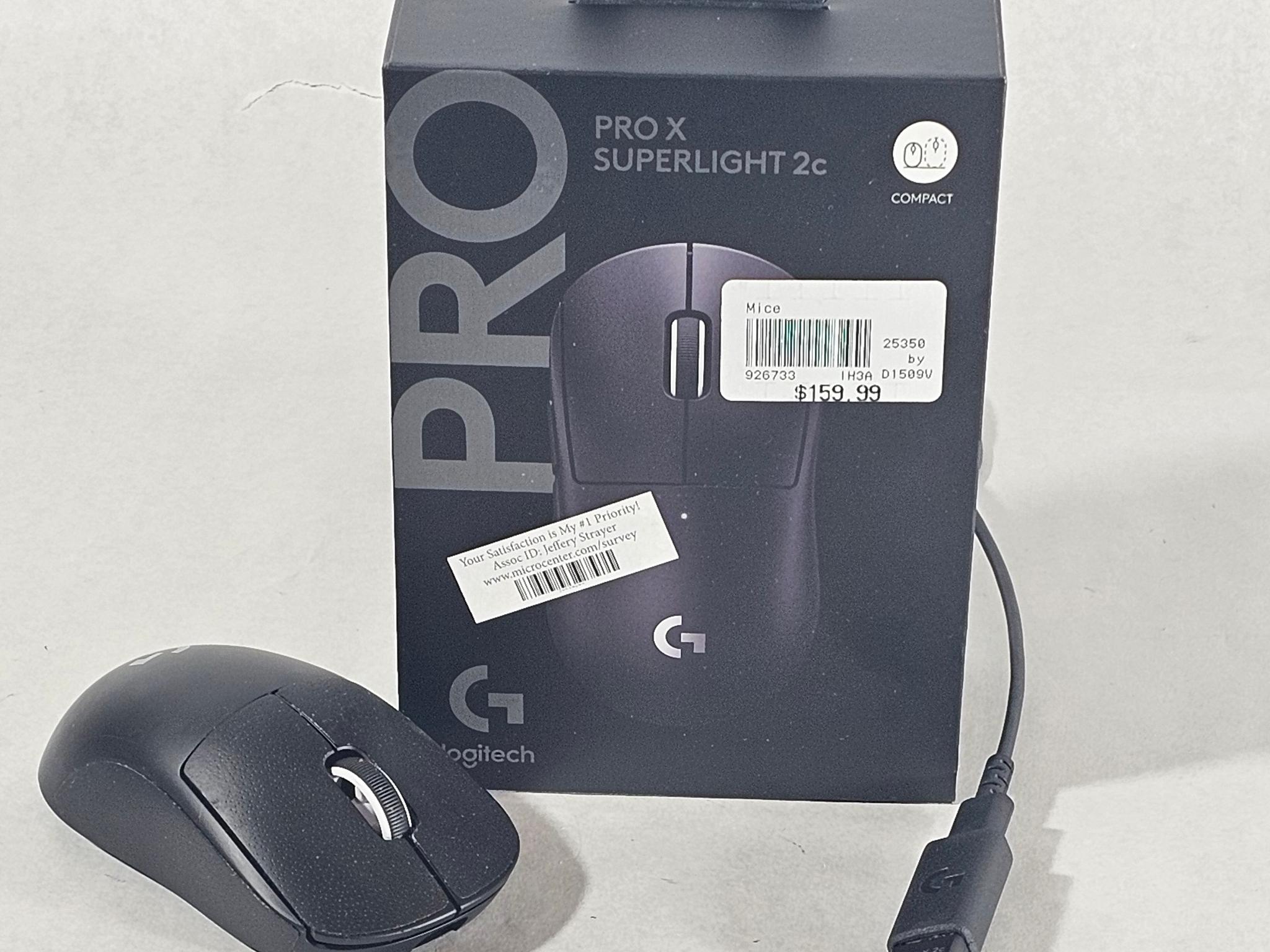 Logitech PRO X Superlight 2 Wireless Gaming Mouse - Black