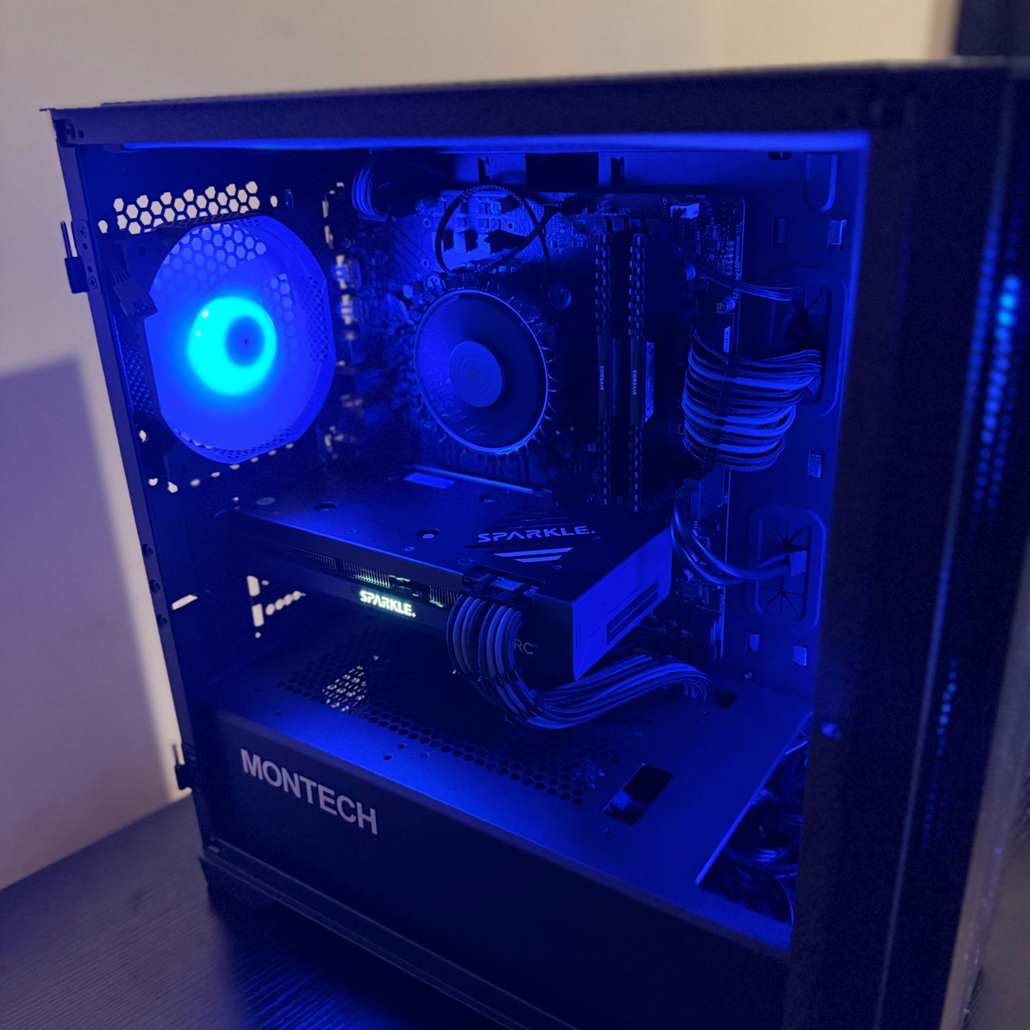 Gaming Pc intel I3-12100F, Intel Arc A750, 32 GB DDR4, 1TB m.2 SSD