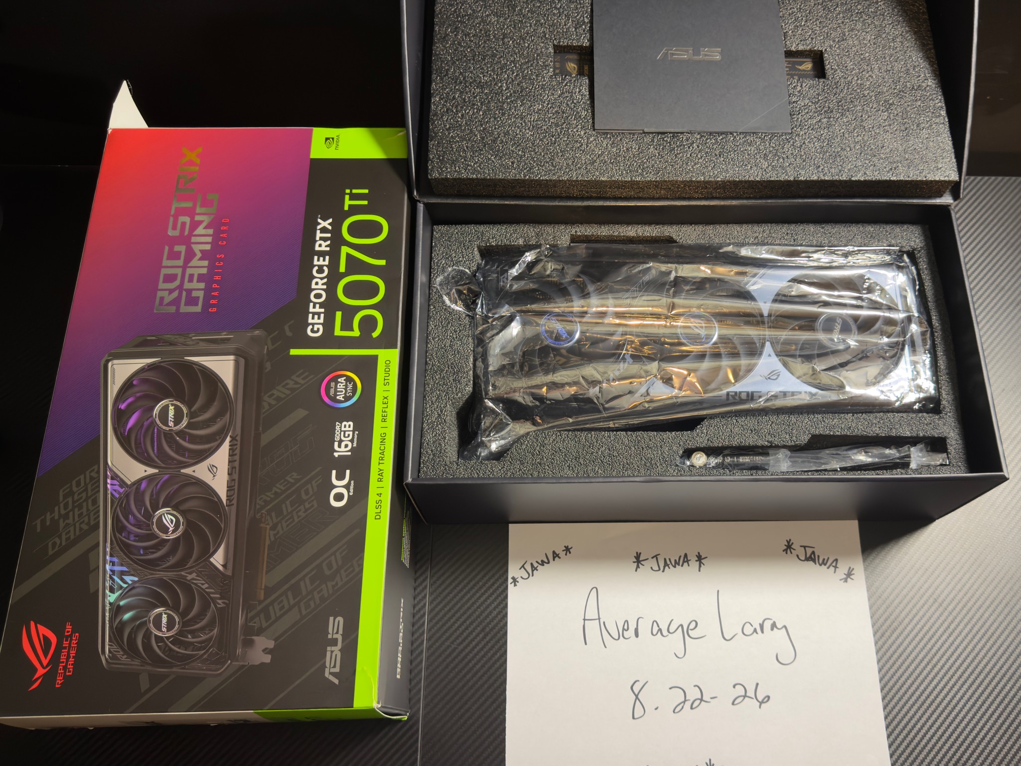 ASUS ROG Strix GeForce RTX 5070 Ti 16GB OC