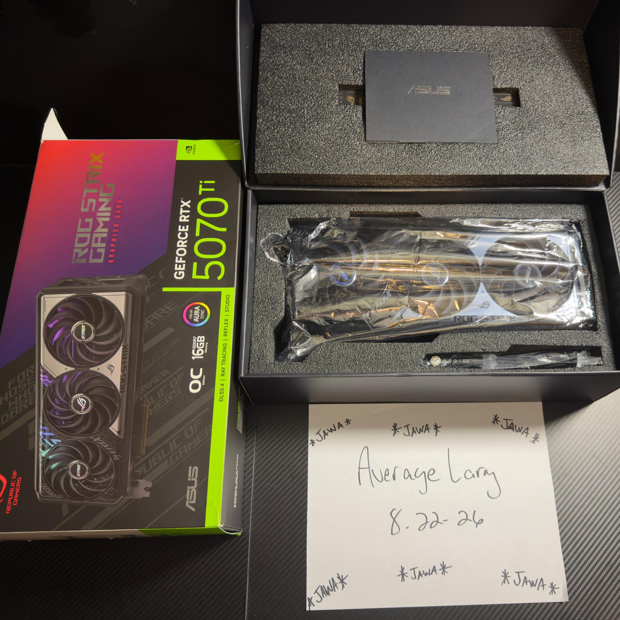 ASUS ROG Strix GeForce RTX 5070 Ti 16GB OC
