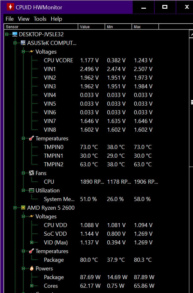 Asus B350-F//R5 2600