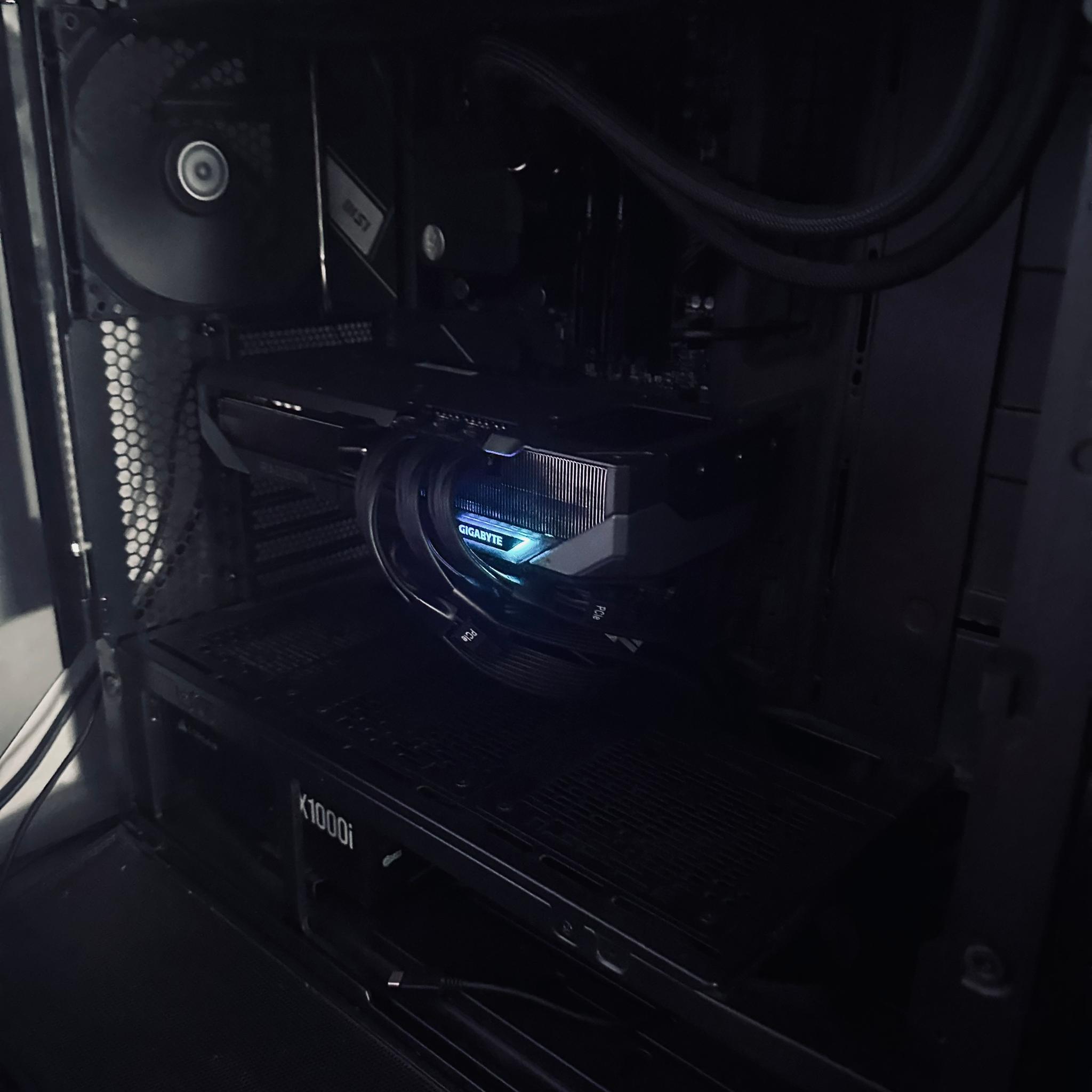 Project Void: 🌌NightFall Edition 🌌 (Ryzen 7 7700x, 9070xt, 32gb DDR5 ram) 4K/1440p machine