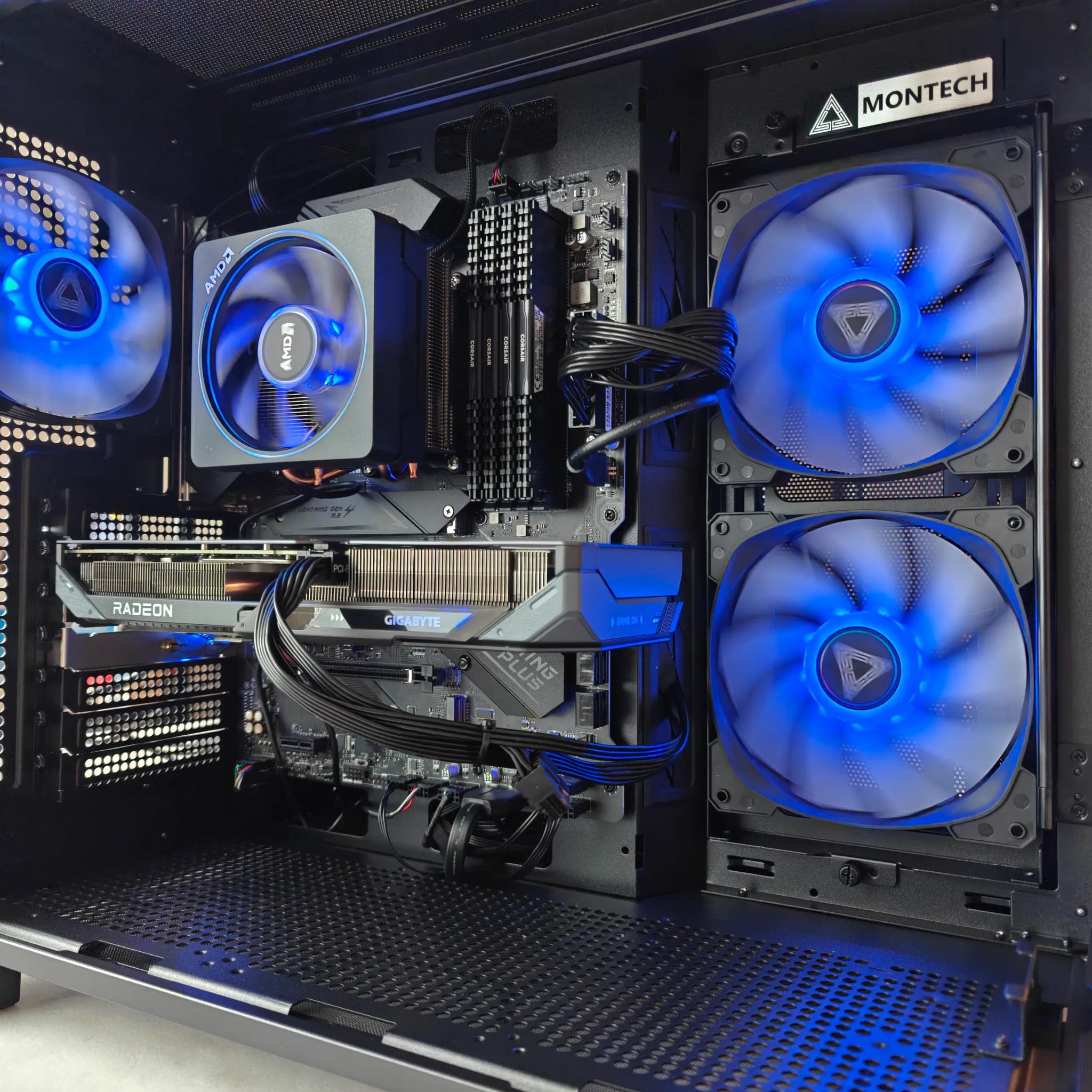 1440P - 1080P - AMD Radeon RX 9060 XT 16GB - AMD Ryzen 7 5800 XT - 32GB RAM - 1TB SSD - ARGB