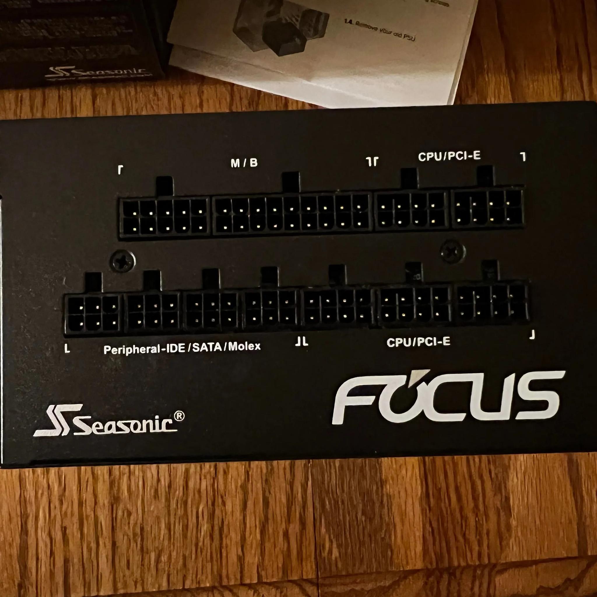 SeaSonic FOCUS 850 W 80+ Gold Certified Fully Modular ATX Power Supply