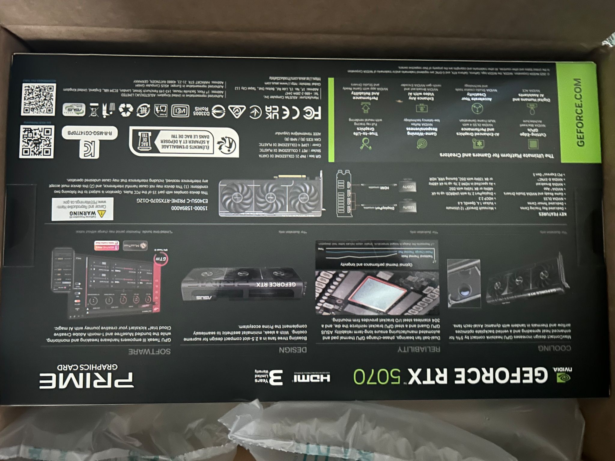 ASUS Prime 5070 12GB GDDR7