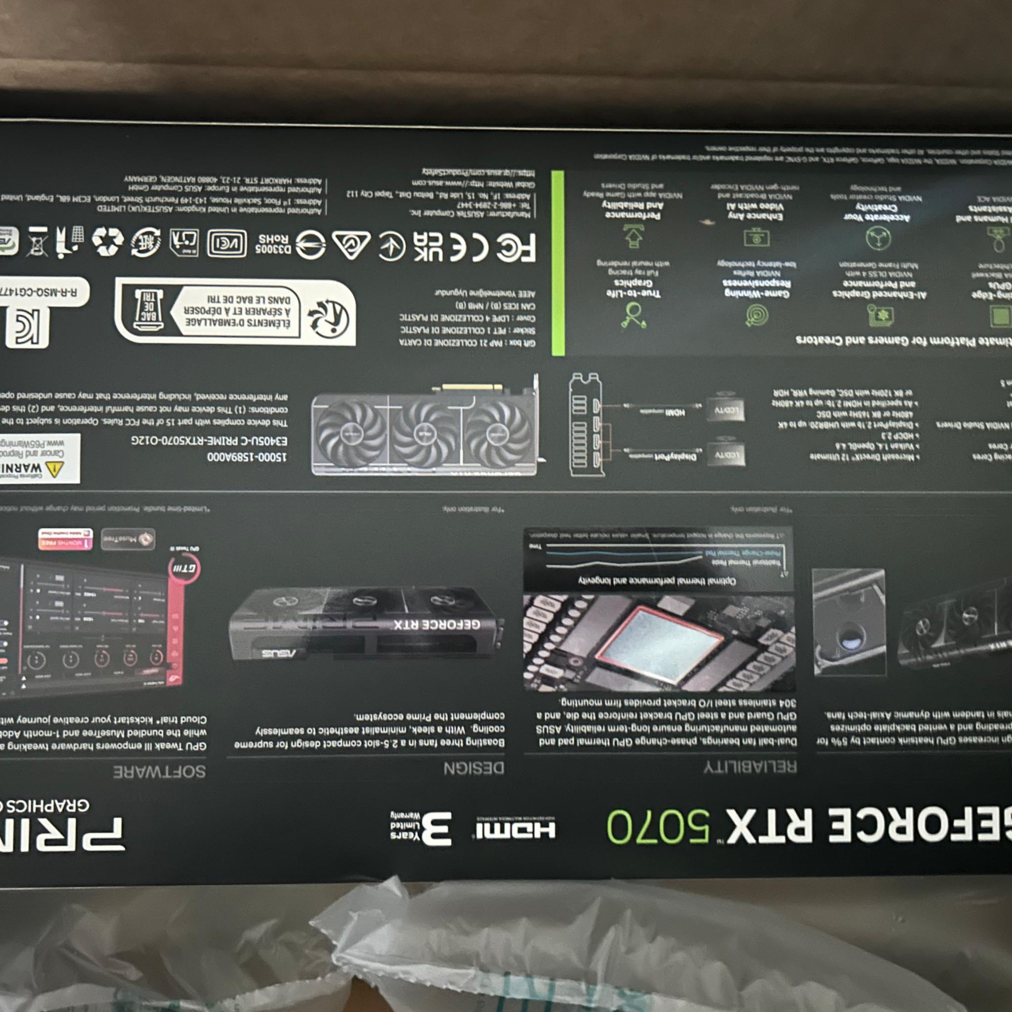 ASUS Prime 5070 12GB GDDR7
