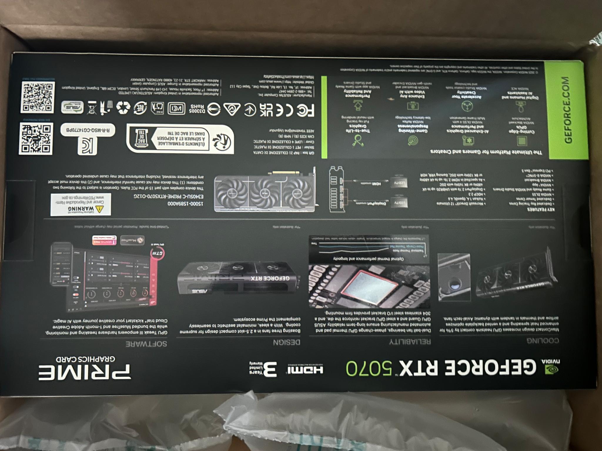 ASUS Prime 5070 12GB GDDR7