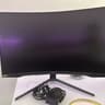 Odyssey G7 32" WQHD 240Hz 1ms G-Sync Compatible HDR600 QLED Curved Gaming Monitor
