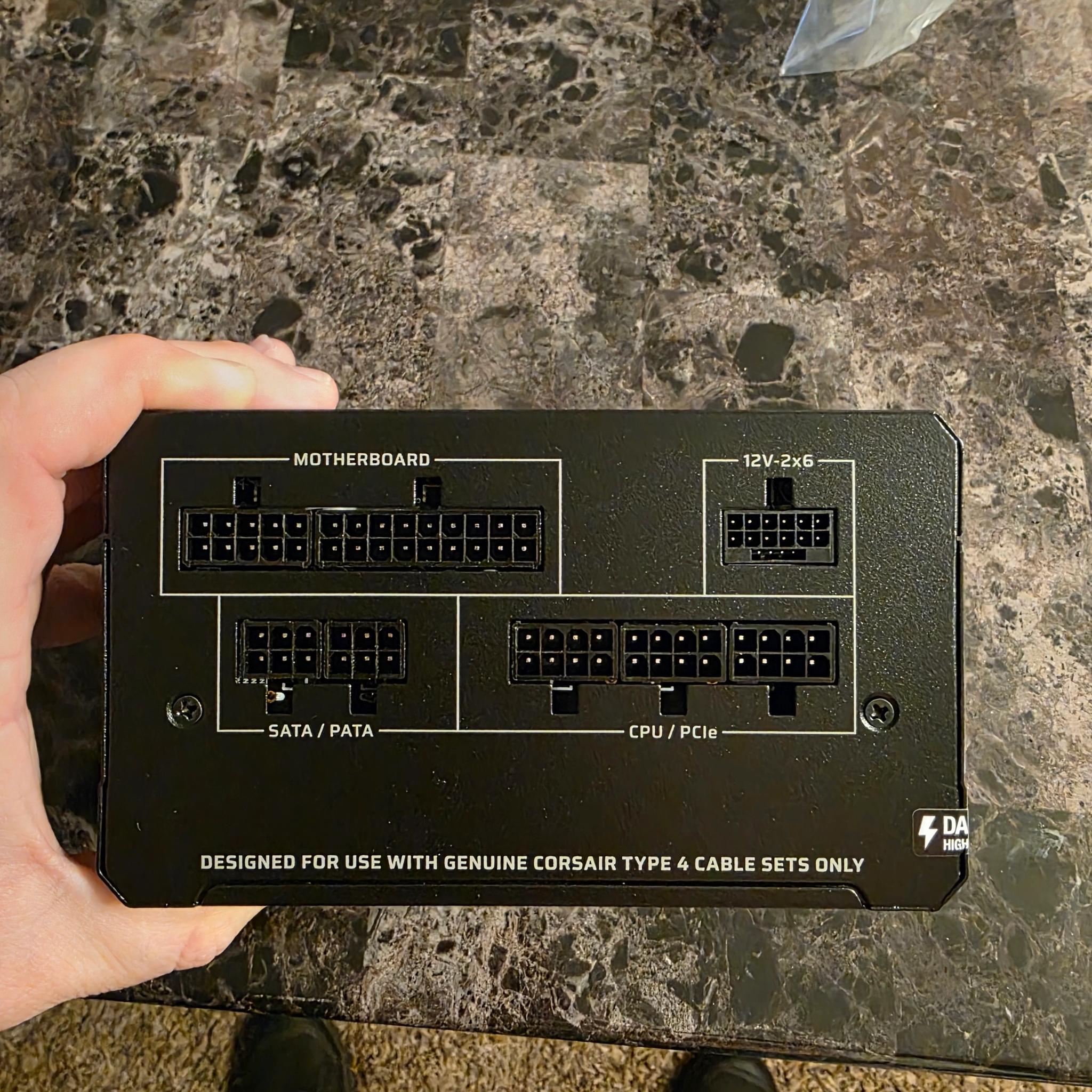 Corsair RMe Series RM850e 850 Watt Cybenetics Gold ATX Fully Modular Power Supply ATX 3.1