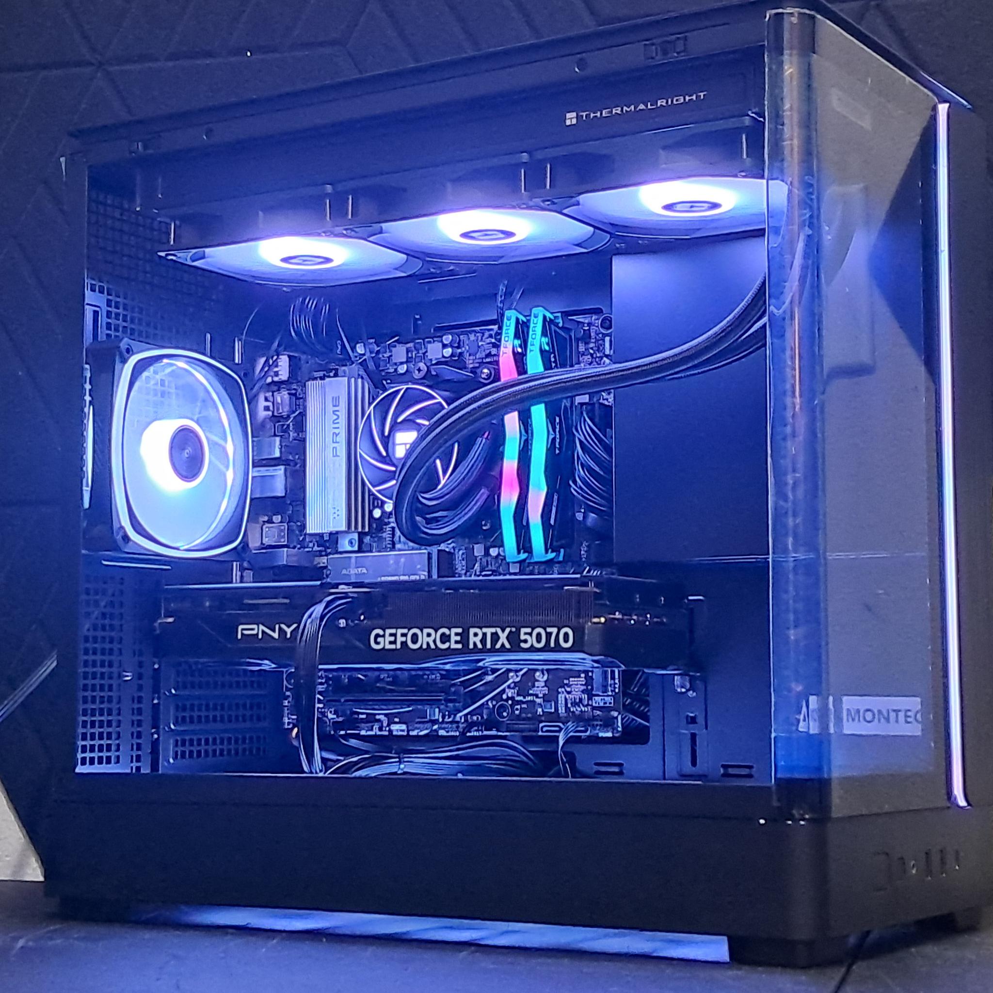 Custom RTX 5070 Gaming PC | Ryzen 5 7600X | 2TB SSD | 16GB DDR5 | WiFi!