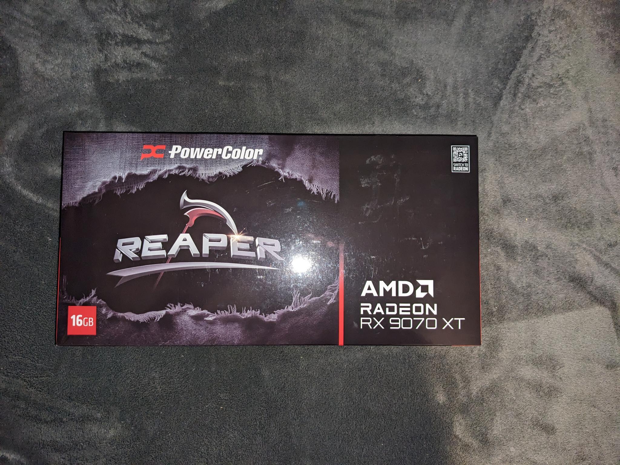 NEW SEALED PowerColor Reaper AMD Radeon RX 9070 XT 16GB GDDR6 Graphics Card
