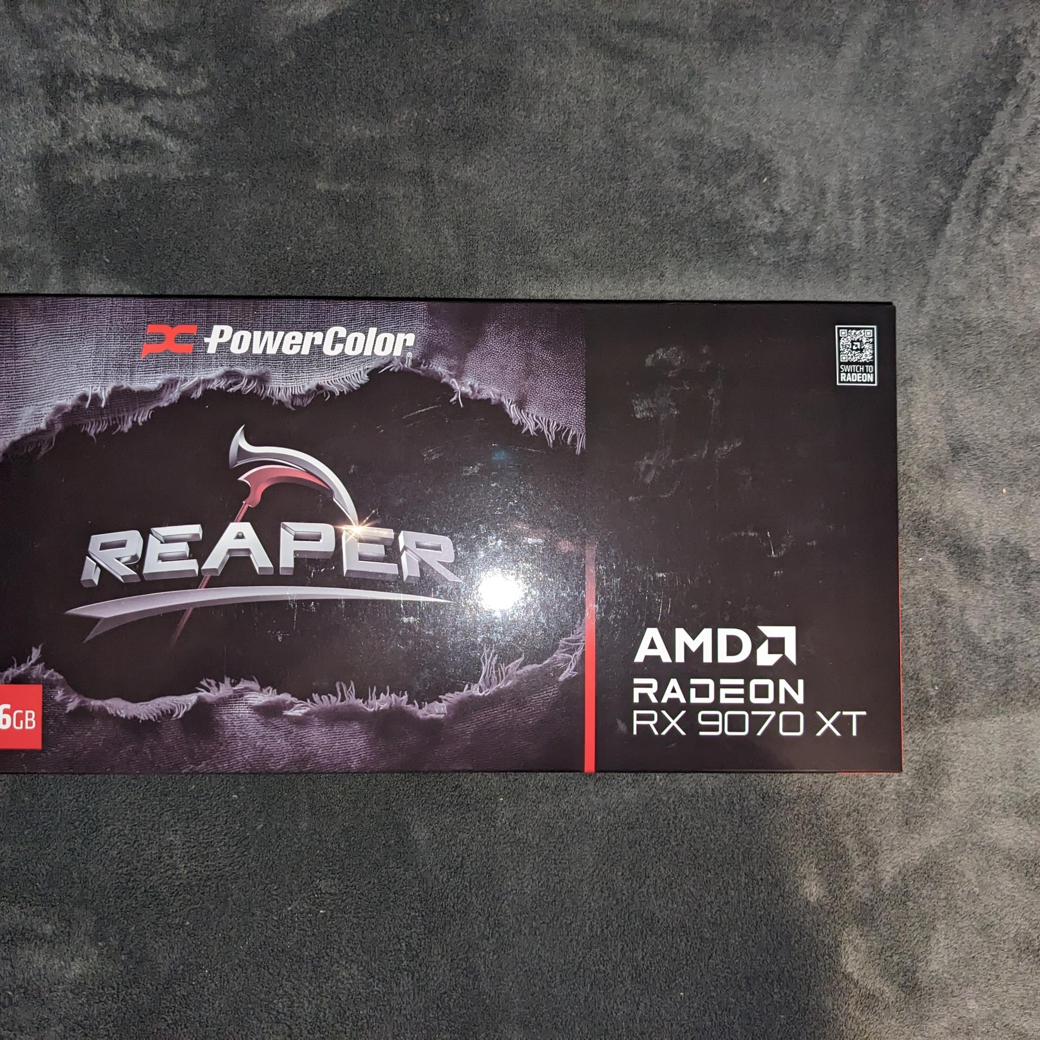 NEW SEALED PowerColor Reaper AMD Radeon RX 9070 XT 16GB GDDR6 Graphics Card