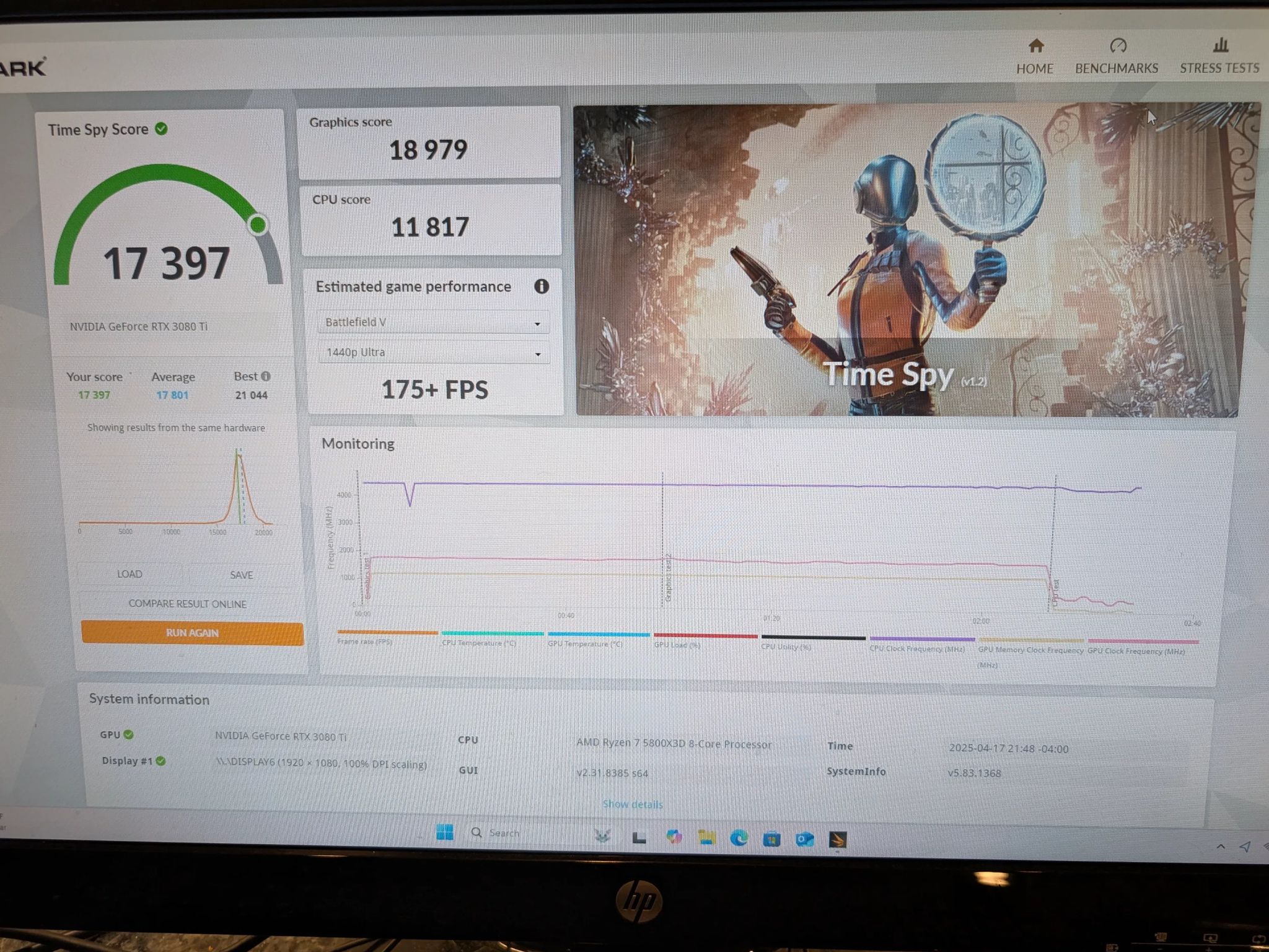 MSI Ventus 3x OC RTX 3080 Ti 12GB