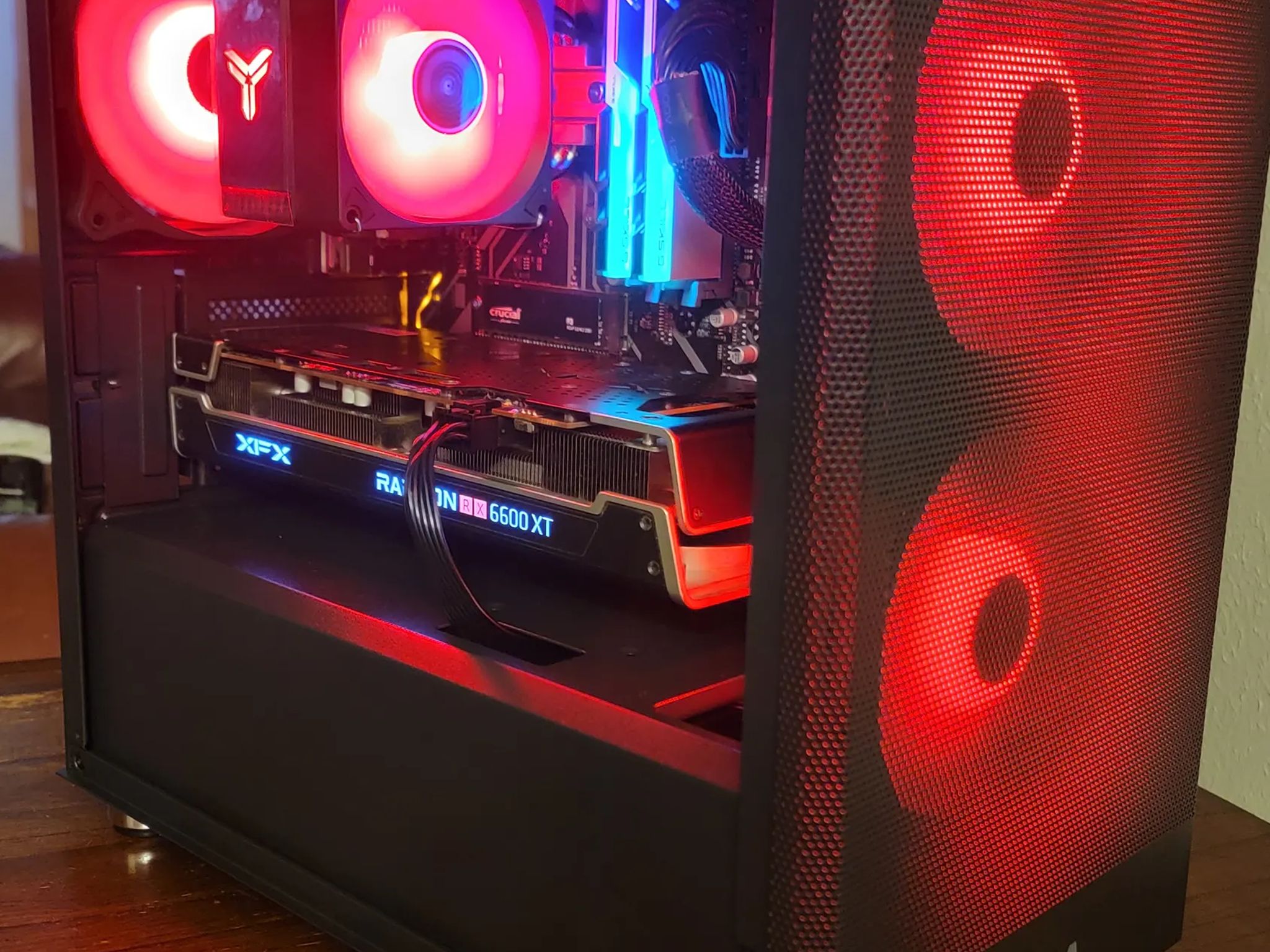 Gaming PC Ryzen 7 3700x, RX 6600 XT, 32Gb Ram, 4Tb total storage