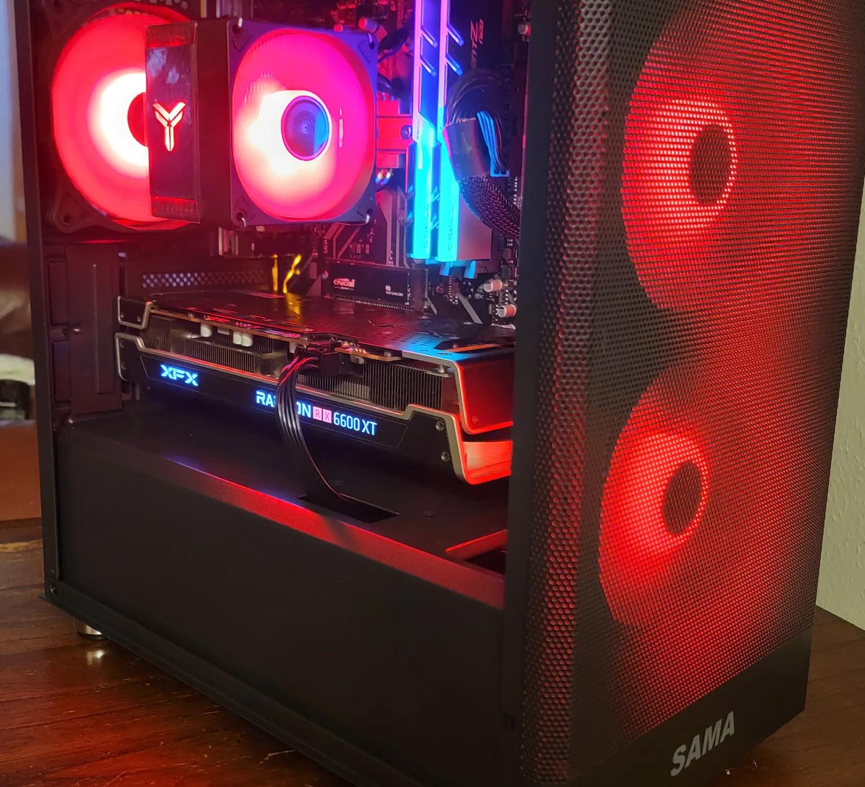 Gaming PC Ryzen 7 3700x, RX 6600 XT, 32Gb Ram, 4Tb total storage