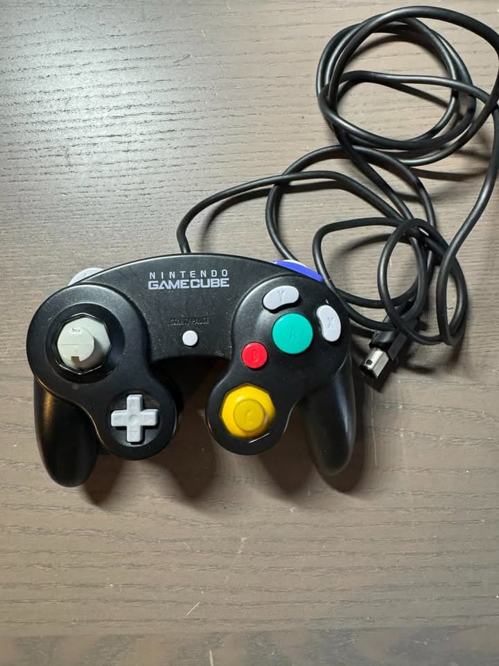 Nintendo Official GameCube Controller black NGC DOL-003