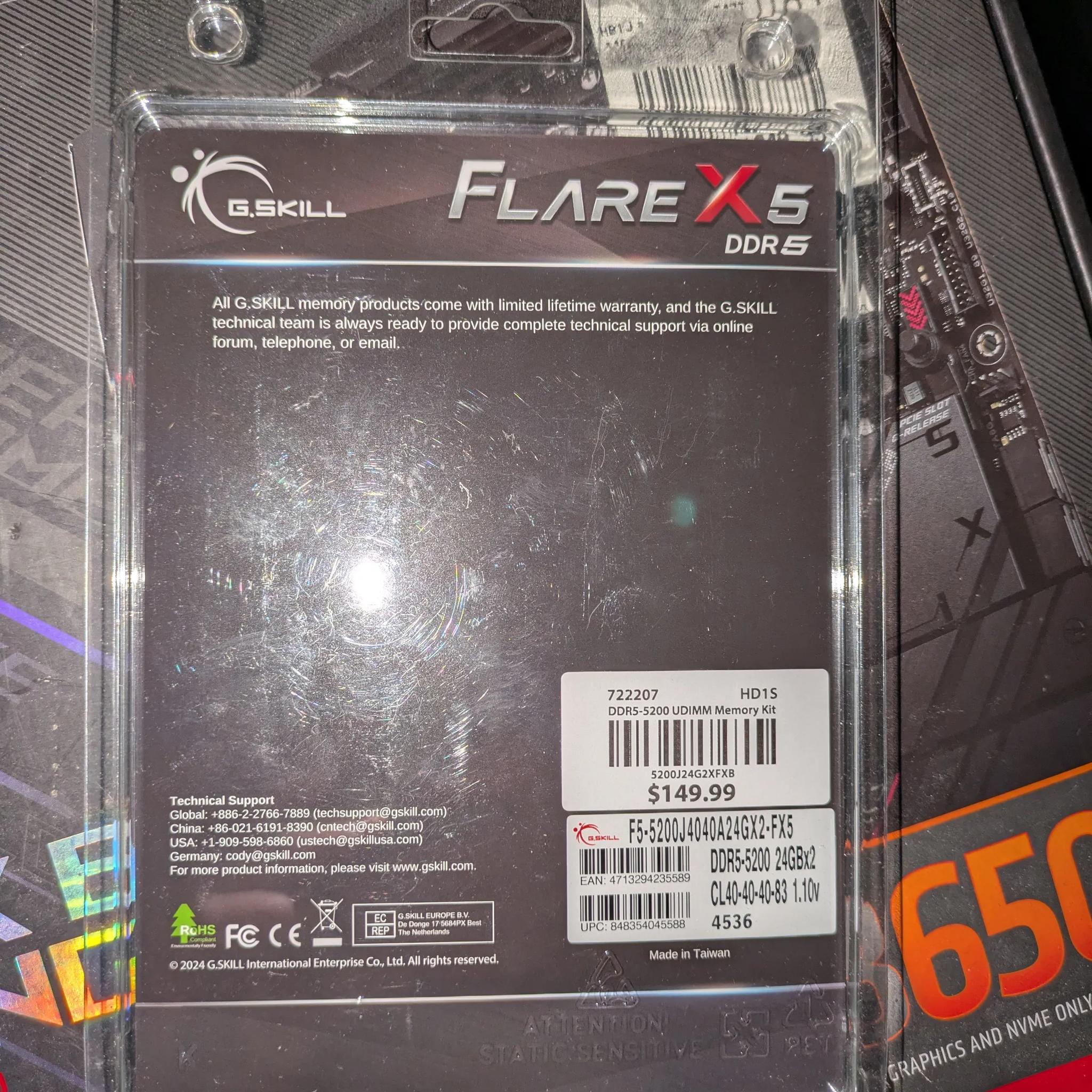 🔥🔥BNIB Ryzen 7 9800X3D|ASUS ROG Strix B650E-E|48GB DDR5-5200 Combo w/ warranty🔥🔥