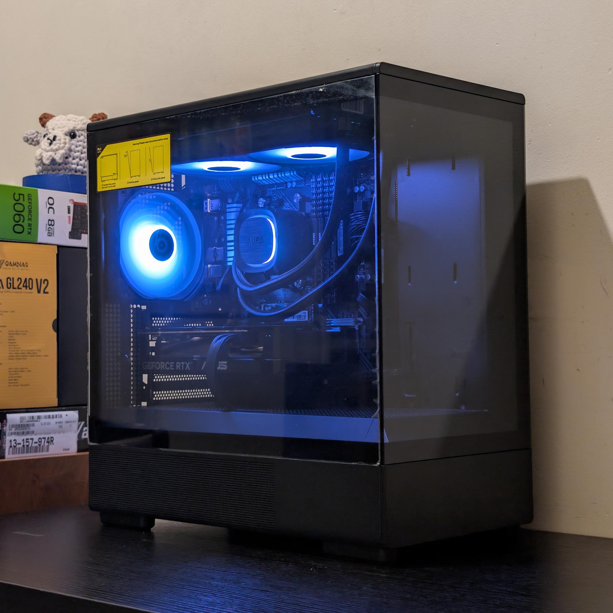 🔥⬛ 1440p Gaming Beast | RTX 5060 | Ryzen 5 5600 | 1TB SSD | 32GB RAM | WiFi 6 & Bluetooth ⬛🔥