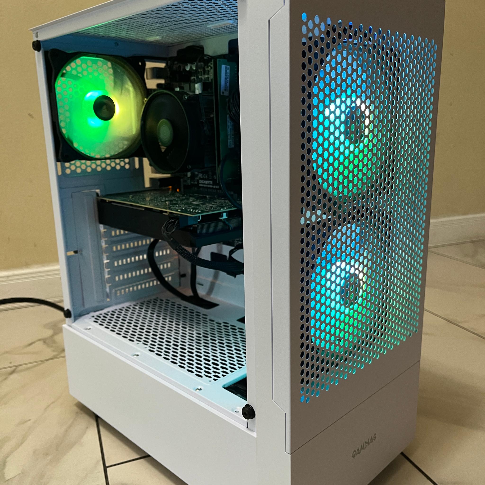 🖥️🔥NVIDIA RTX 2060 Super, Intel i5-7500, 16GB RAM, 870 GB Storage, High Performance RGB Gaming PC