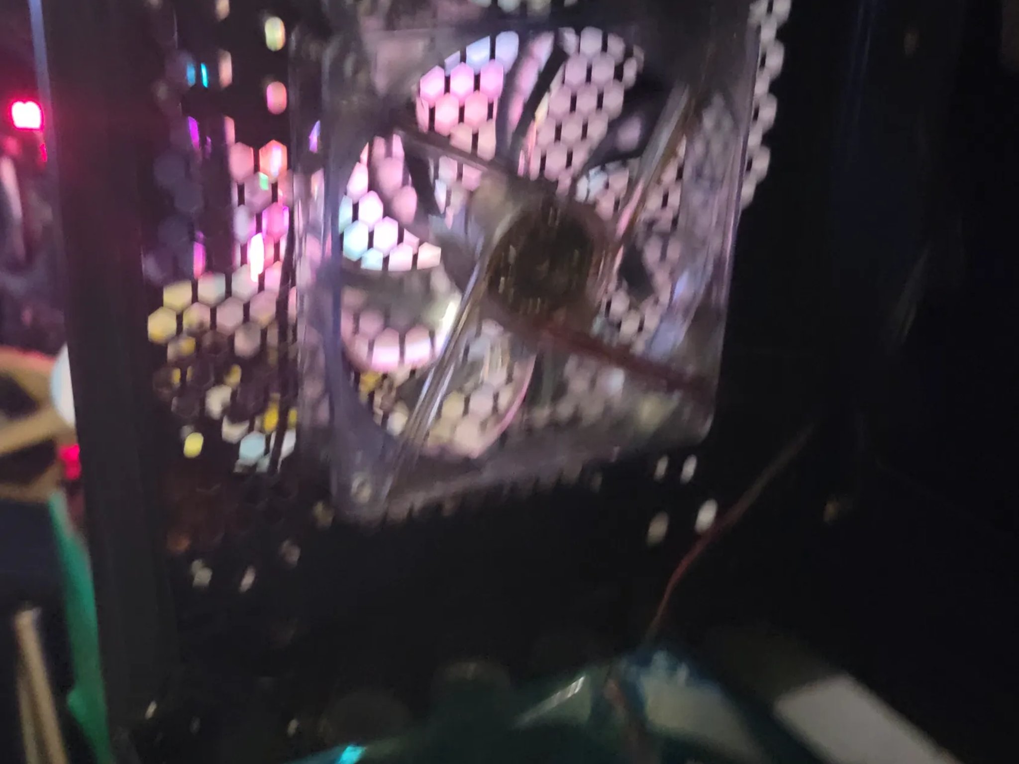 3 blue led Case fans 120mm