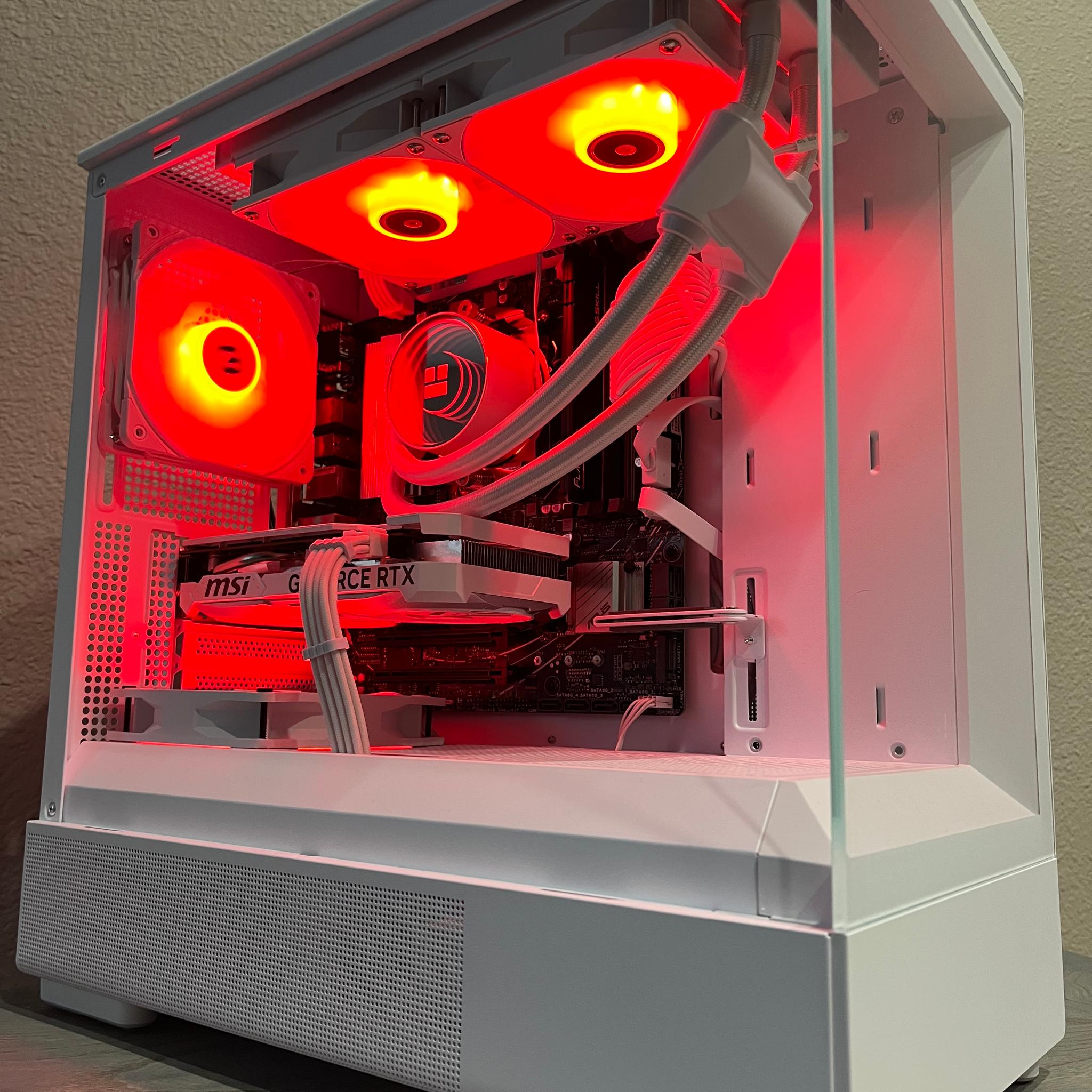 All White 1080p Gaming PC | NVIDIA RTX 4060 | 16GB 6000mhz RAM | WIFI | 1TB NVME M.2 | AIO