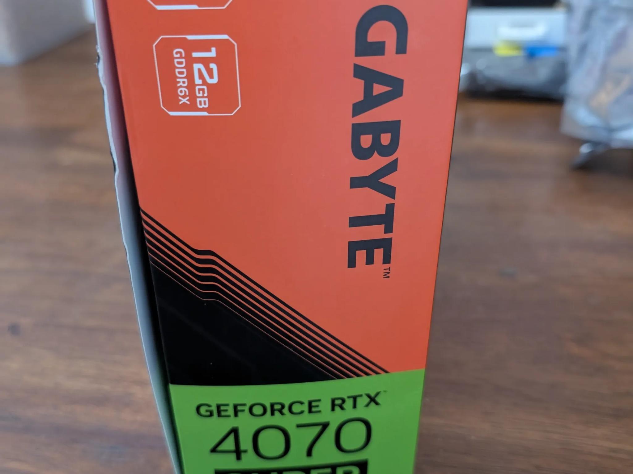 New Gigabyte GeForce RTX 4070 Super Gaming OC 12G