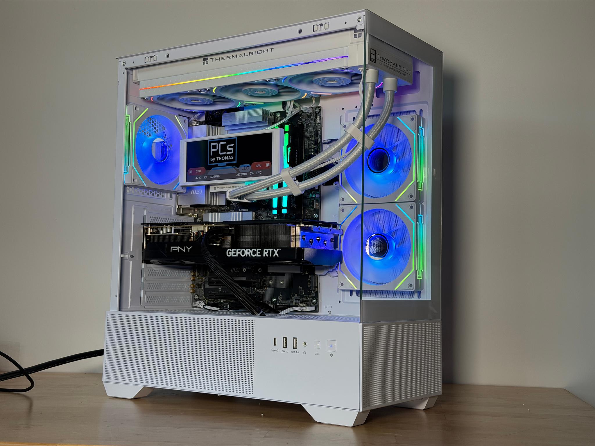 RTX 5070ti Ryzen 7 9800x3d Gaming PC