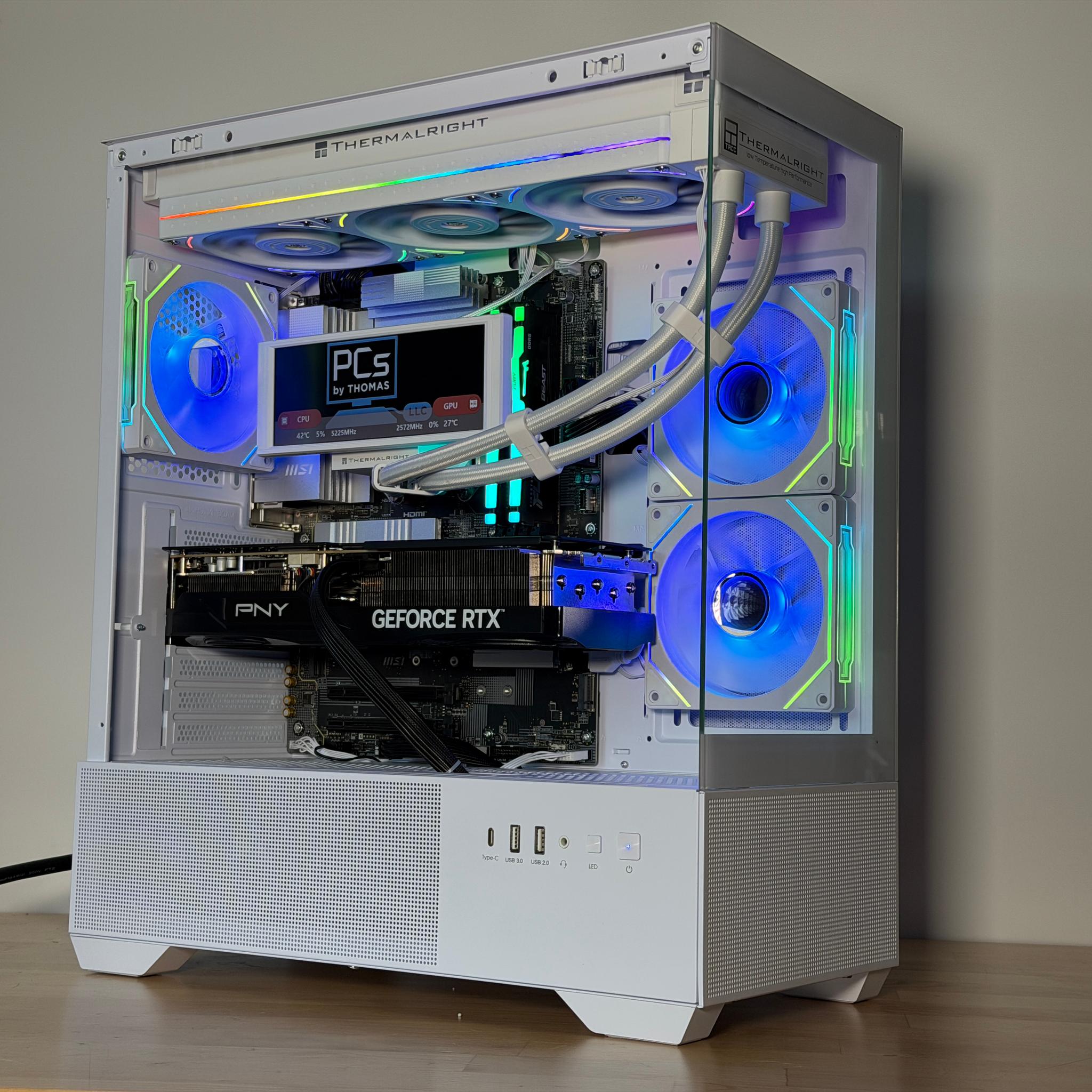 RTX 5070ti Ryzen 7 9800x3d Gaming PC