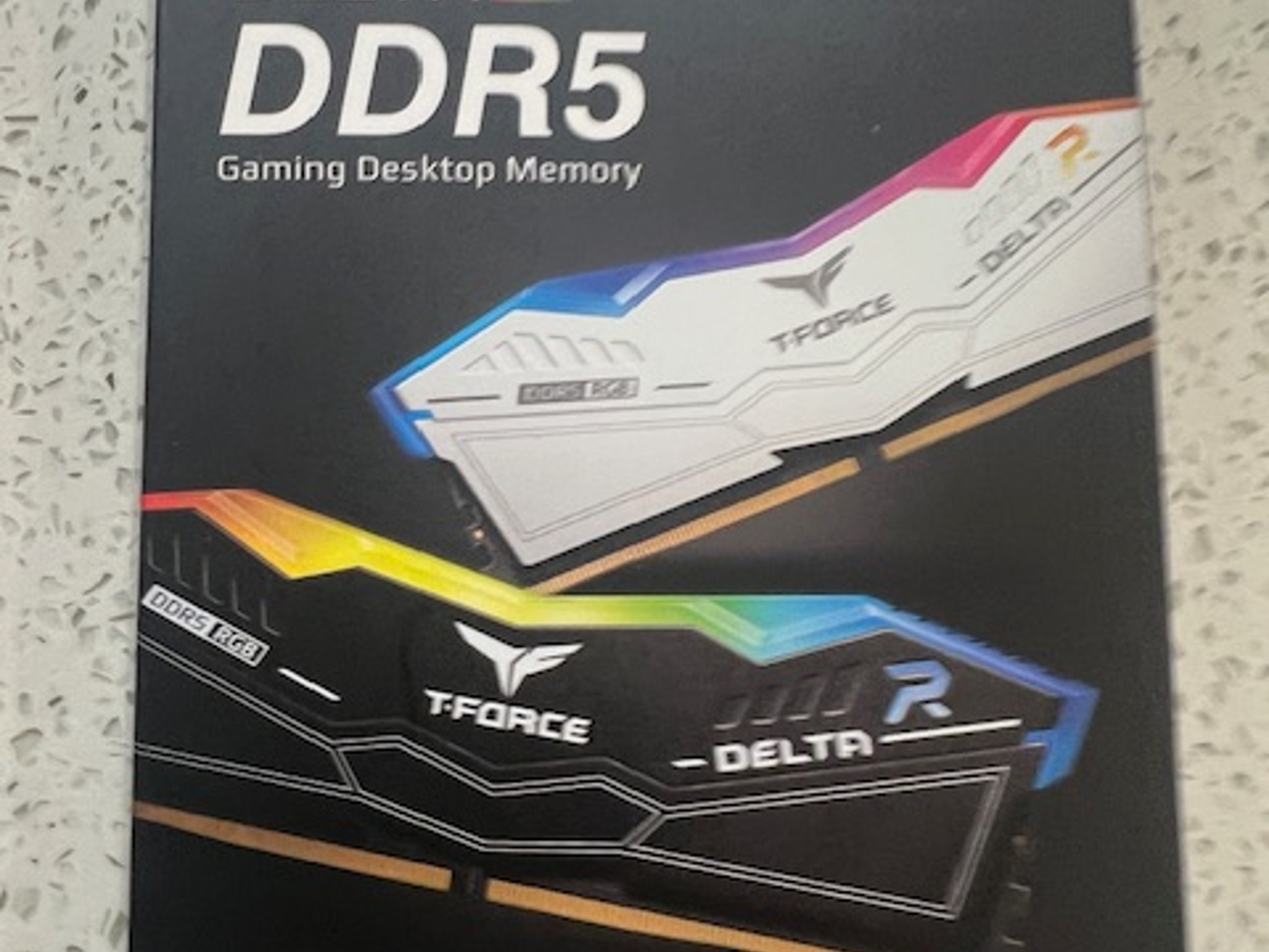 Team T-Force Delta RGB 32GB (2 x 16GB) 288-Pin PC RAM DDR5 6400 (PC5 51200) Desktop Memory