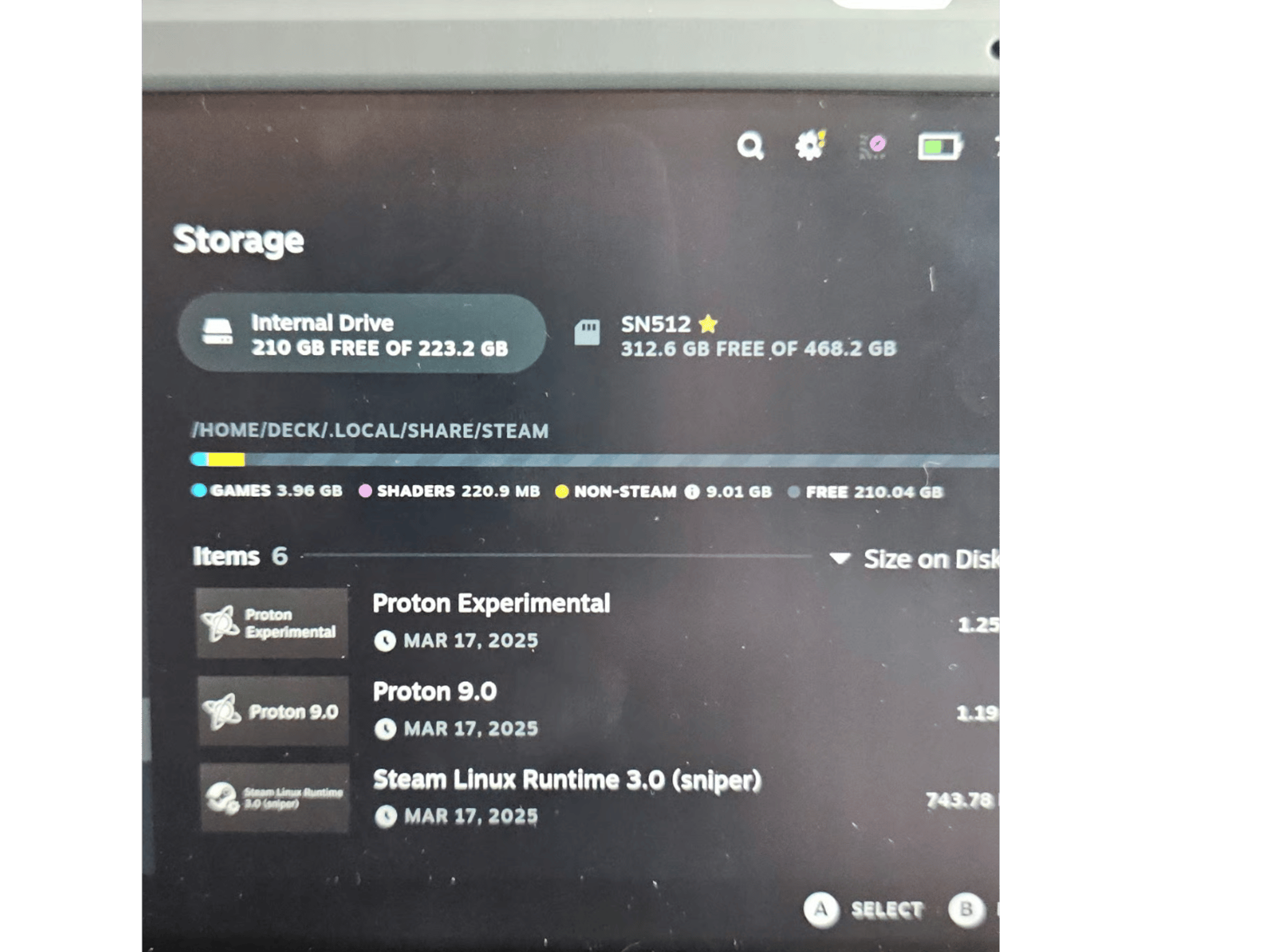 Steam Deck LCD 256GB + 2 512GB SD Card