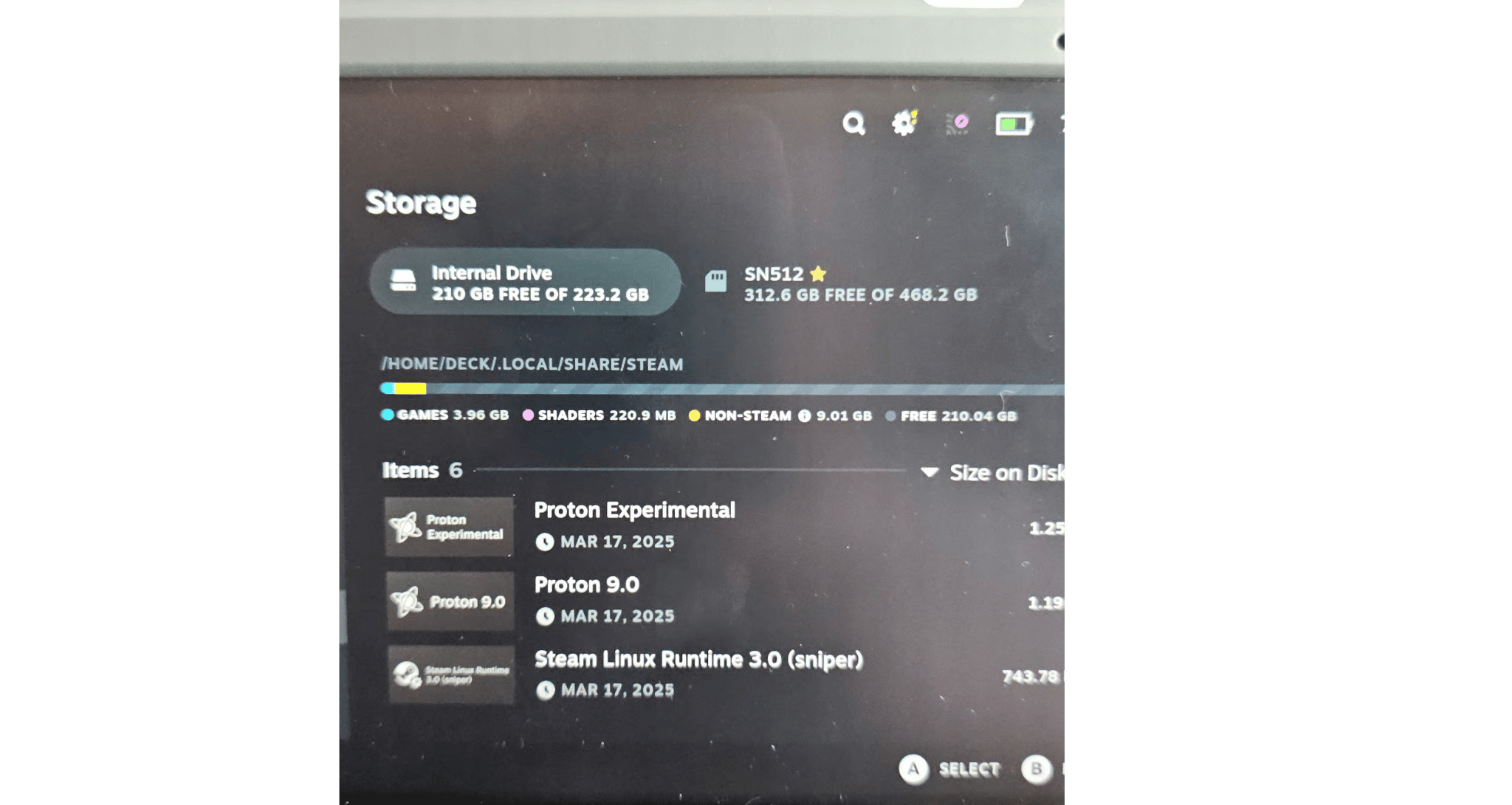 Steam Deck LCD 256GB + 2 512GB SD Card