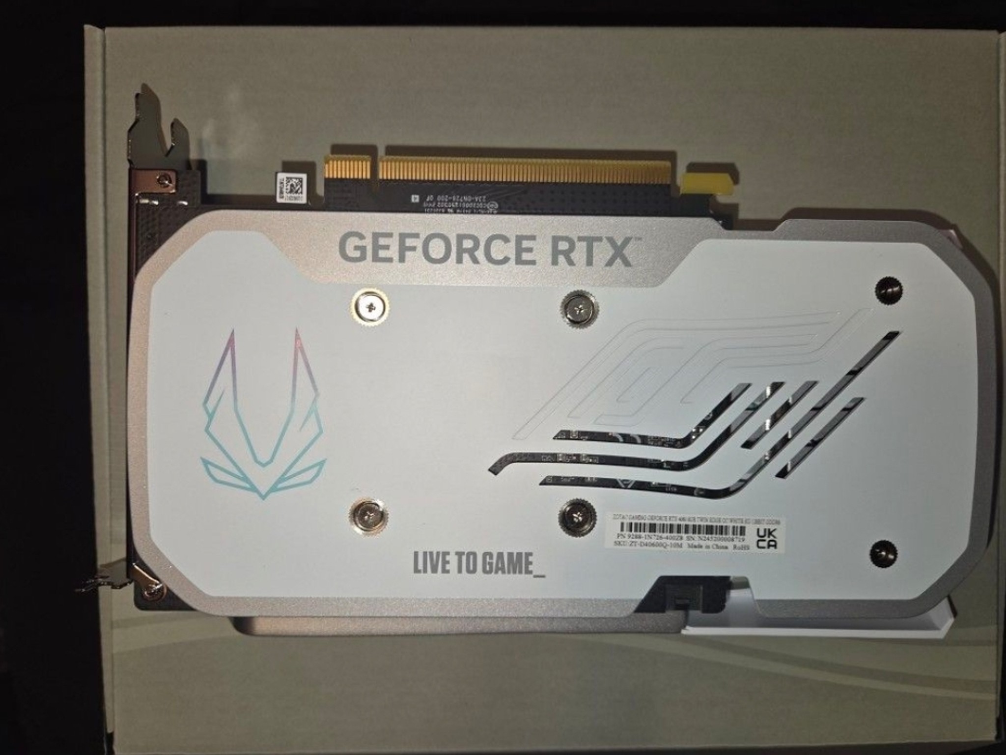 Zotac RTX 4060 8GB Twin Edge OC White